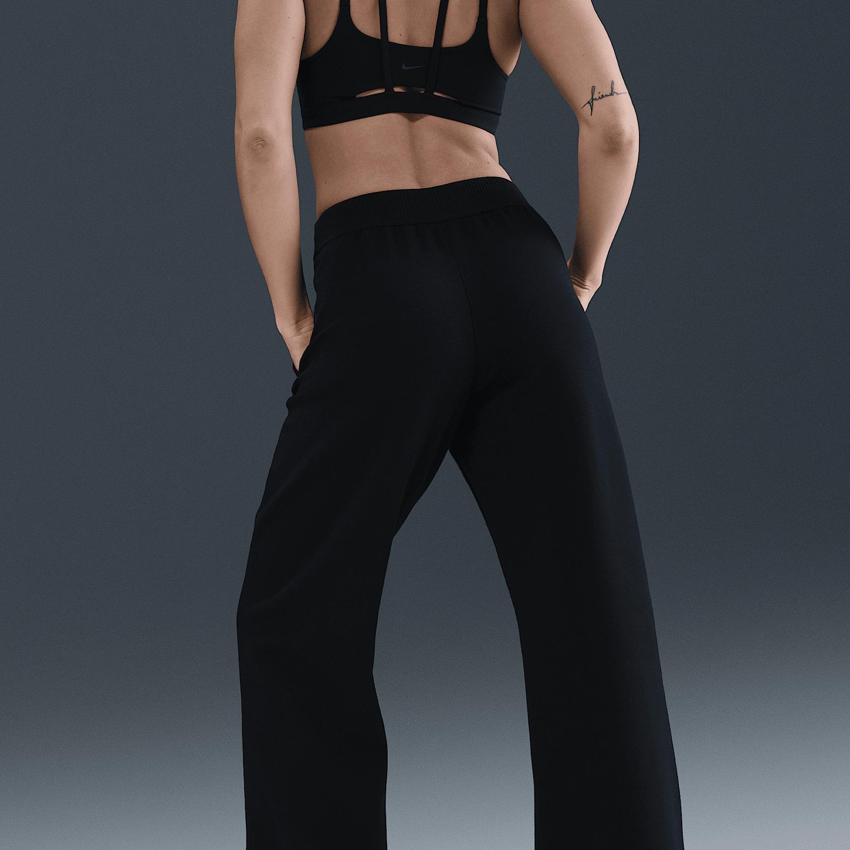 Nike Womens 24.7 ImpossiblySoft Dri-FIT High-Waisted Loose Flared Pants | HQ8607-010 Product Image