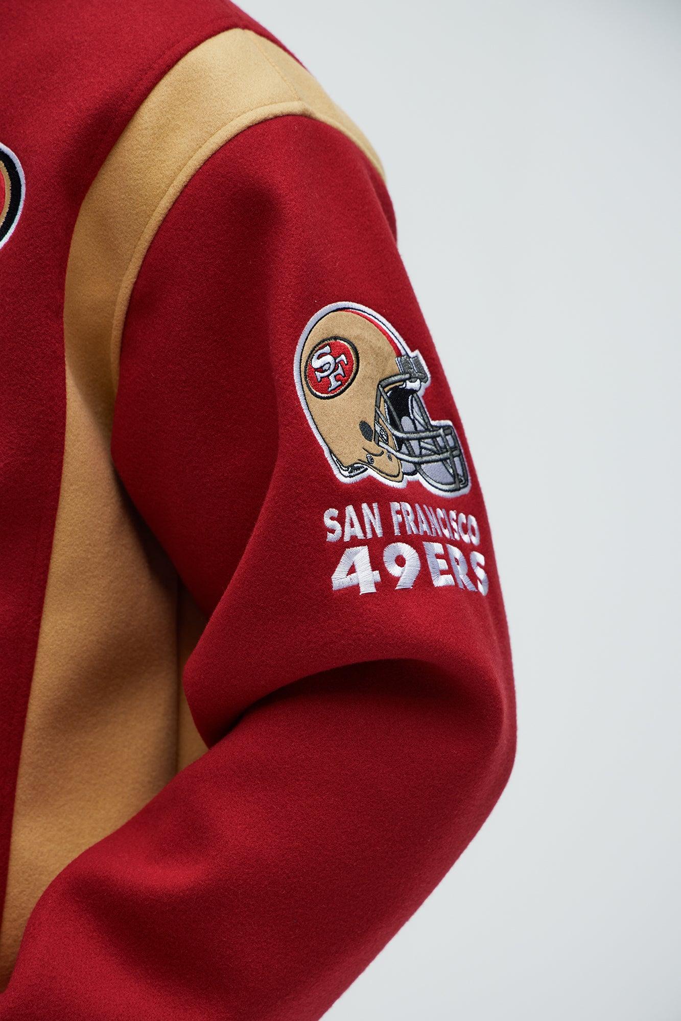 49ers Air Supremacy Jacket - Gold/Red Male Product Image