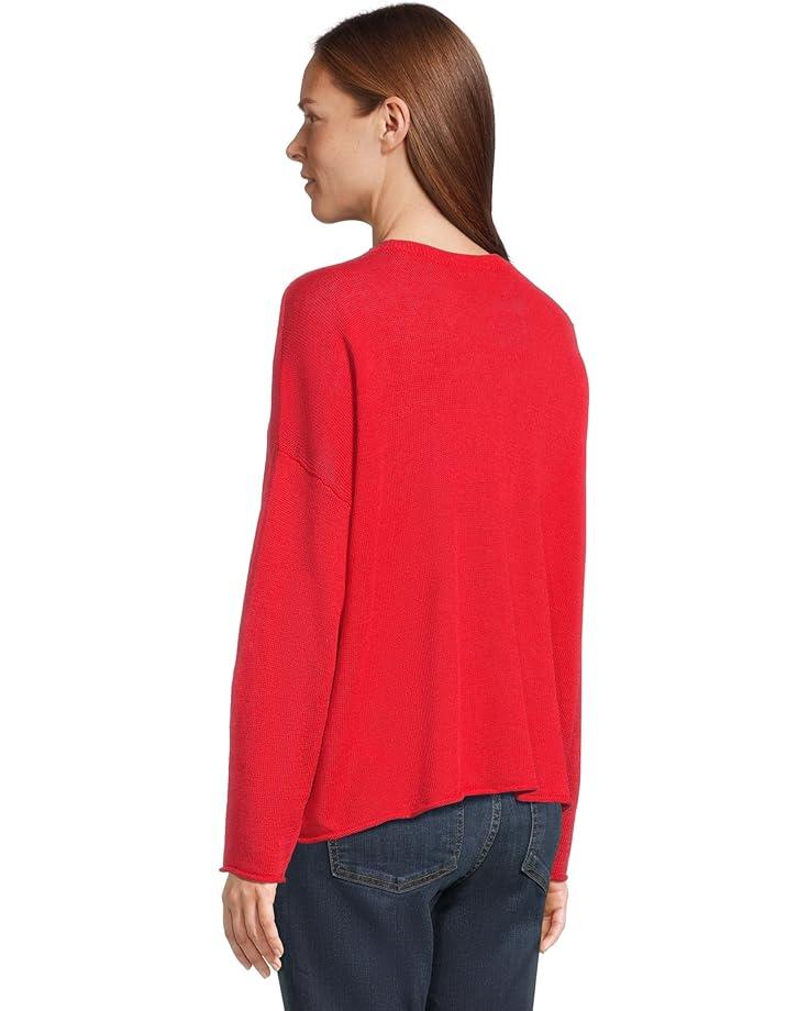 Crew Neck Raglan Sleeve Sweater Product Image