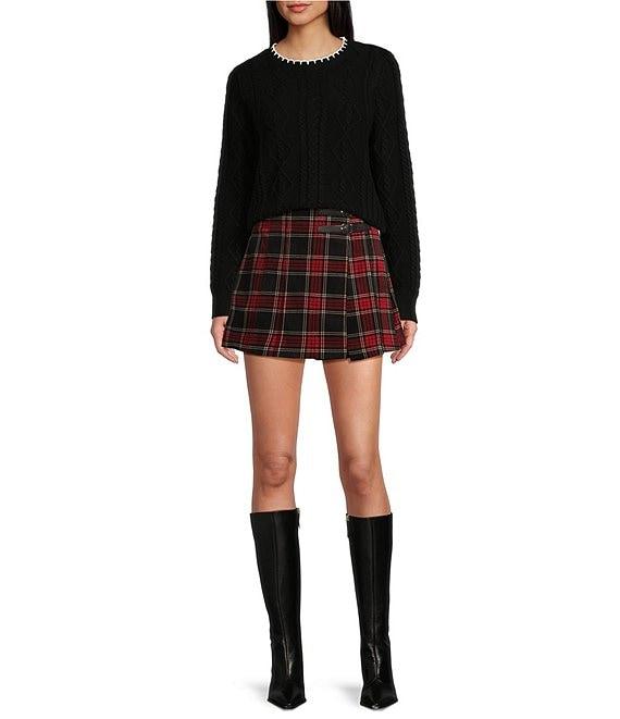 Copper Key Whipstitch Sweater Product Image