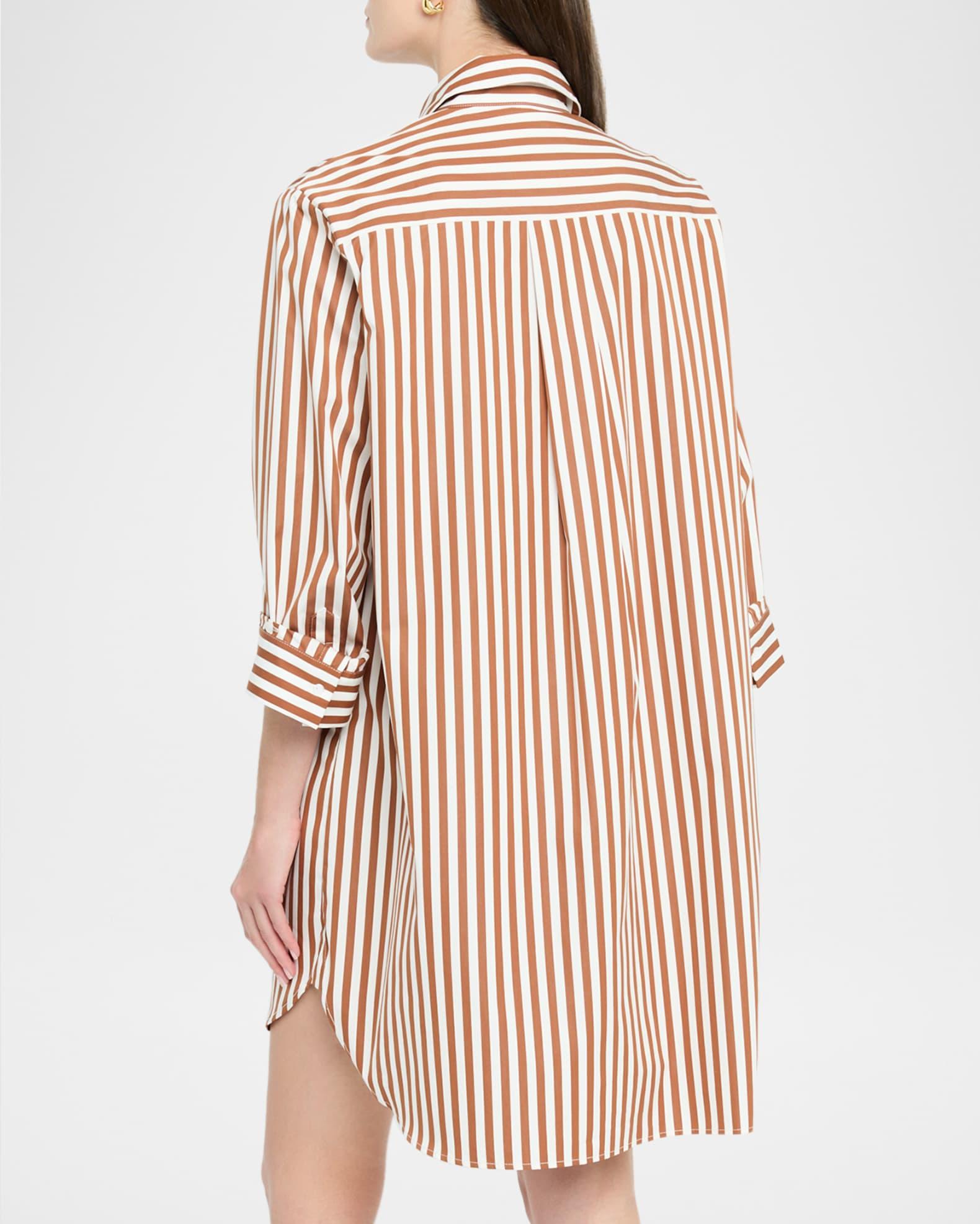 Morning After Striped Shirtdress Product Image