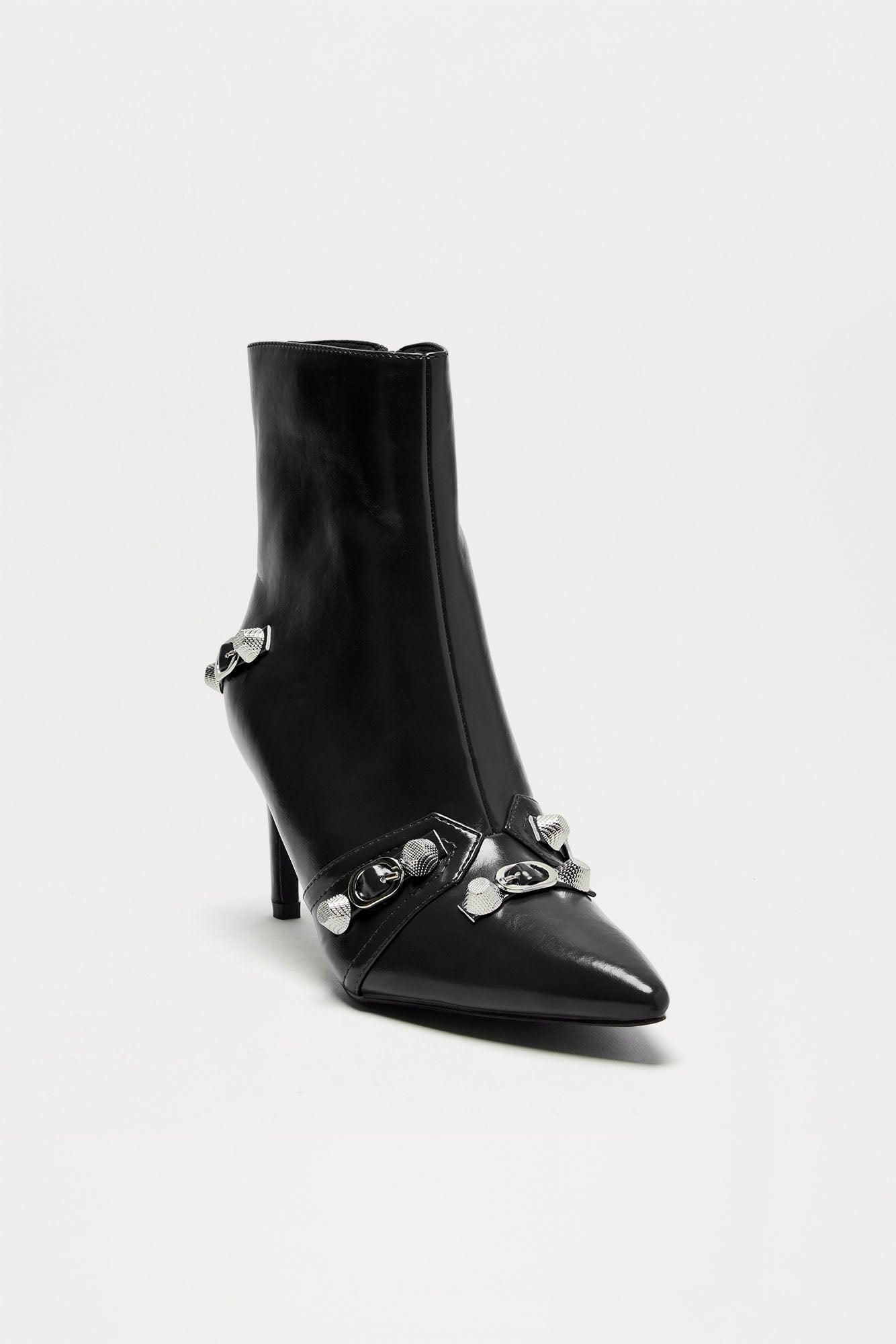 Jude Hardware Booties - Black Product Image