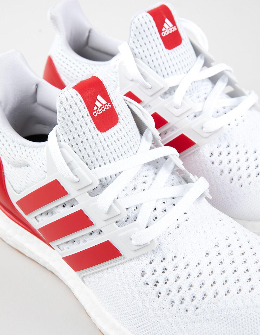 ADIDAS Ultraboost 1.0 Mens Shoes - WHT/RED Product Image