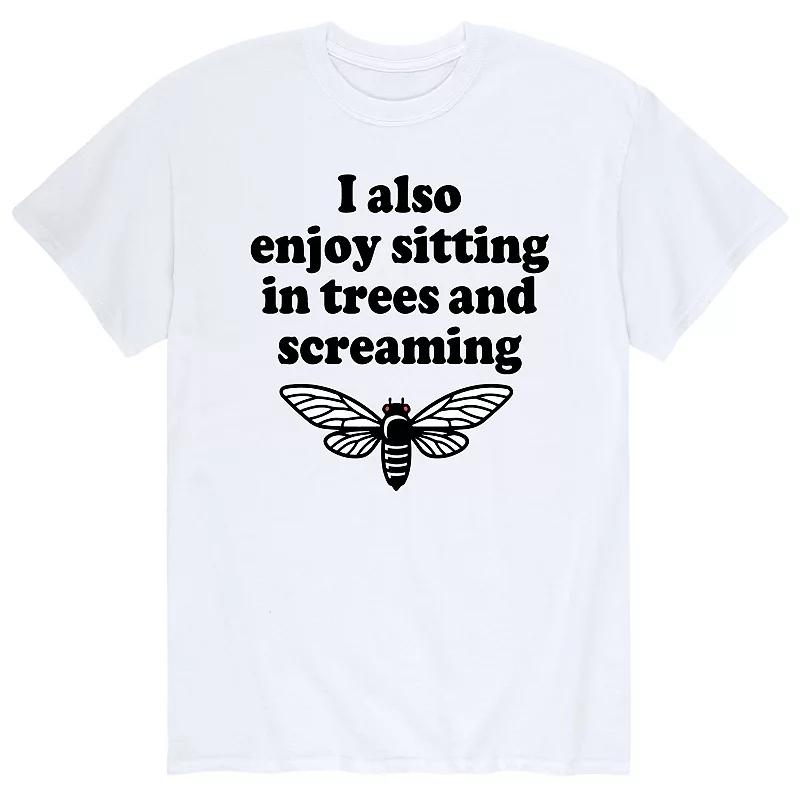Mens Sitting In Trees Screaming Tee Product Image