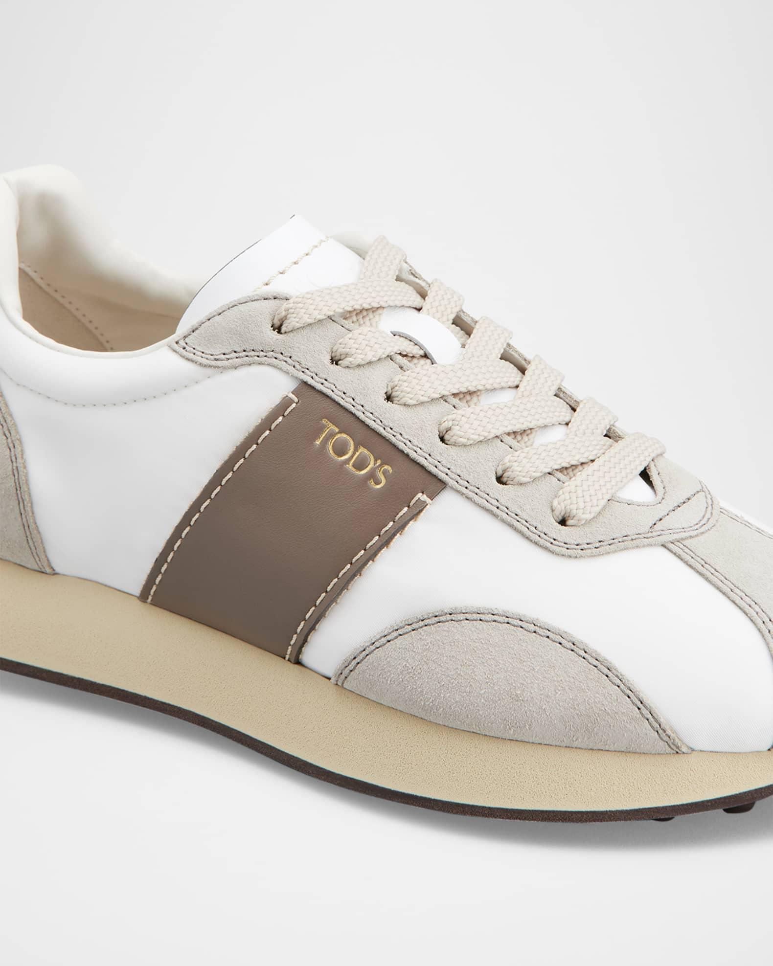 Sportivo Mixed Leather Trainer Sneakers Product Image