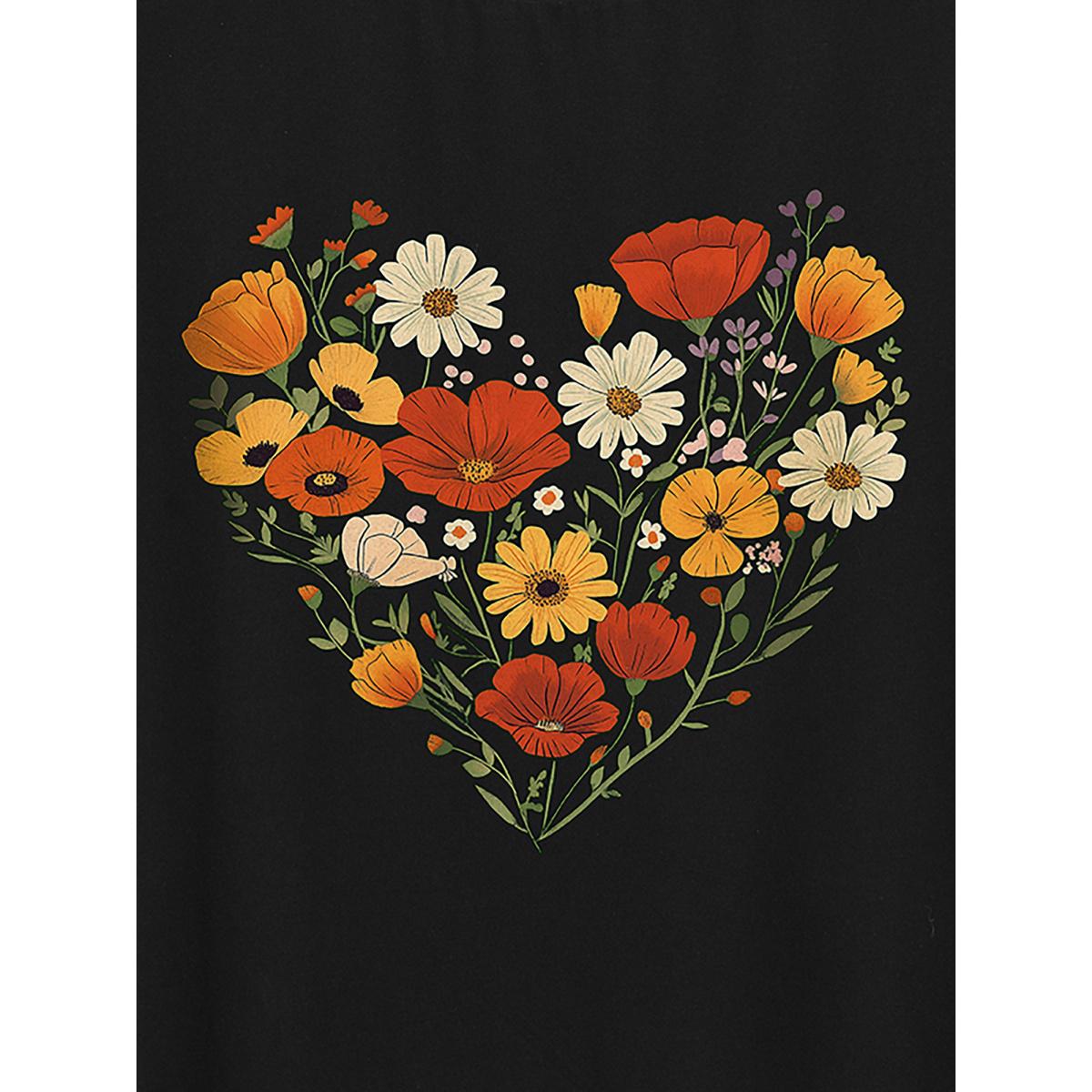 Plus Size Beach Vibes Round Neck T-Shirt Black Women Non Tropical Round Neck Casual T-shirts BloomChic 10/M Product Image