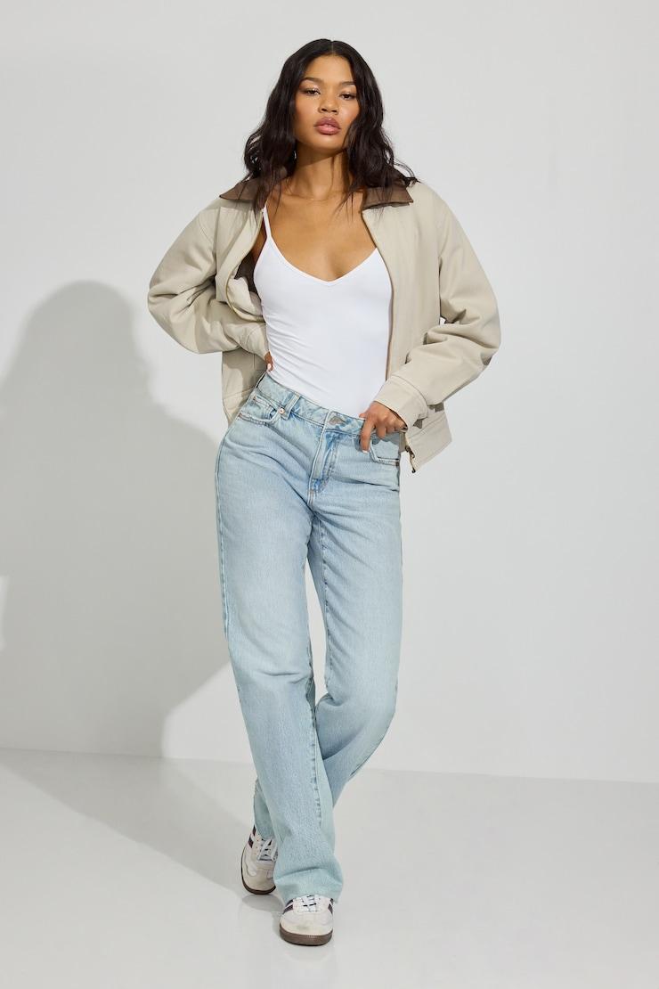 Relaxed Straight Jeans Product Image