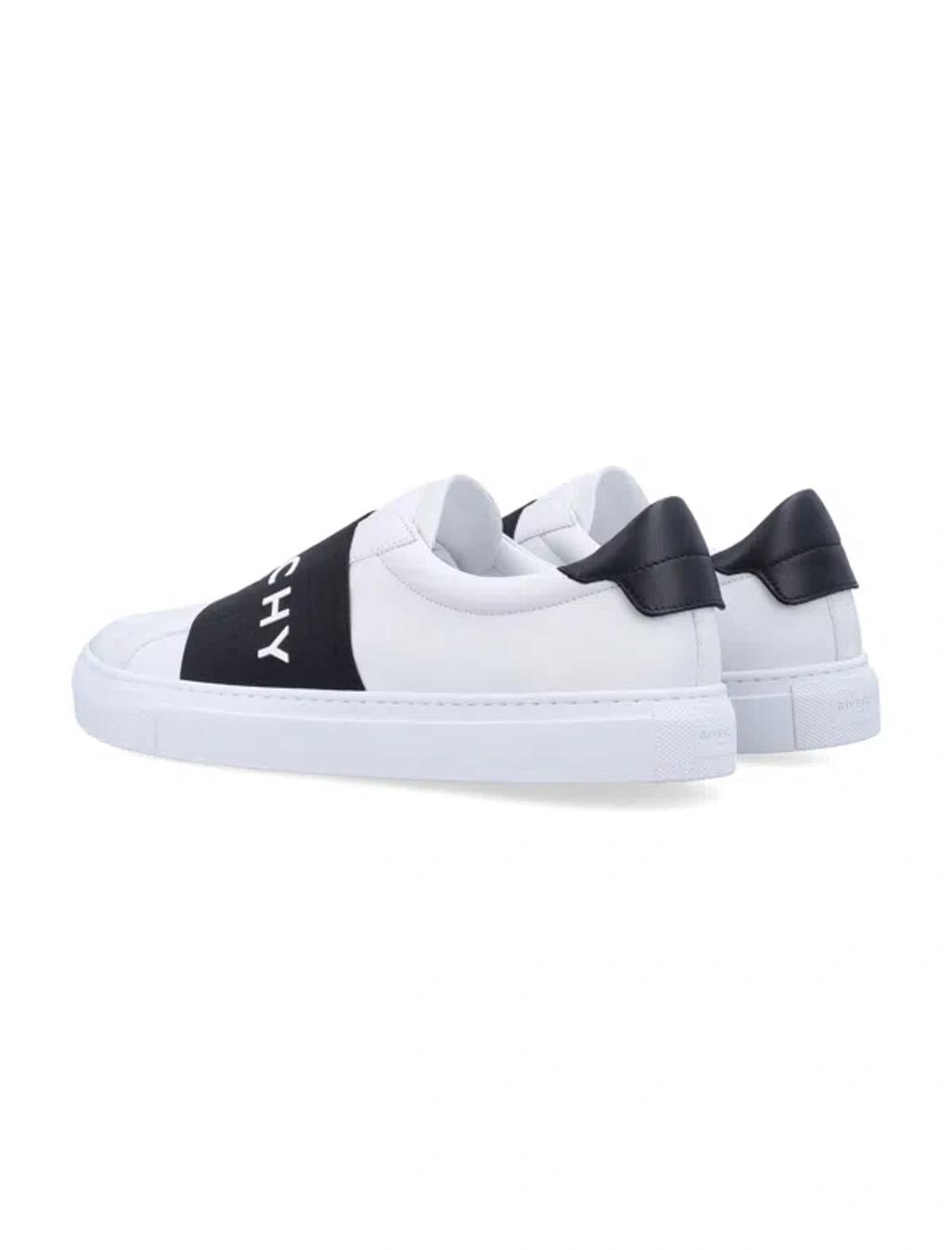 GIVENCHY Urban Street Sneakers In Leather With Elastic Band In Multi Product Image
