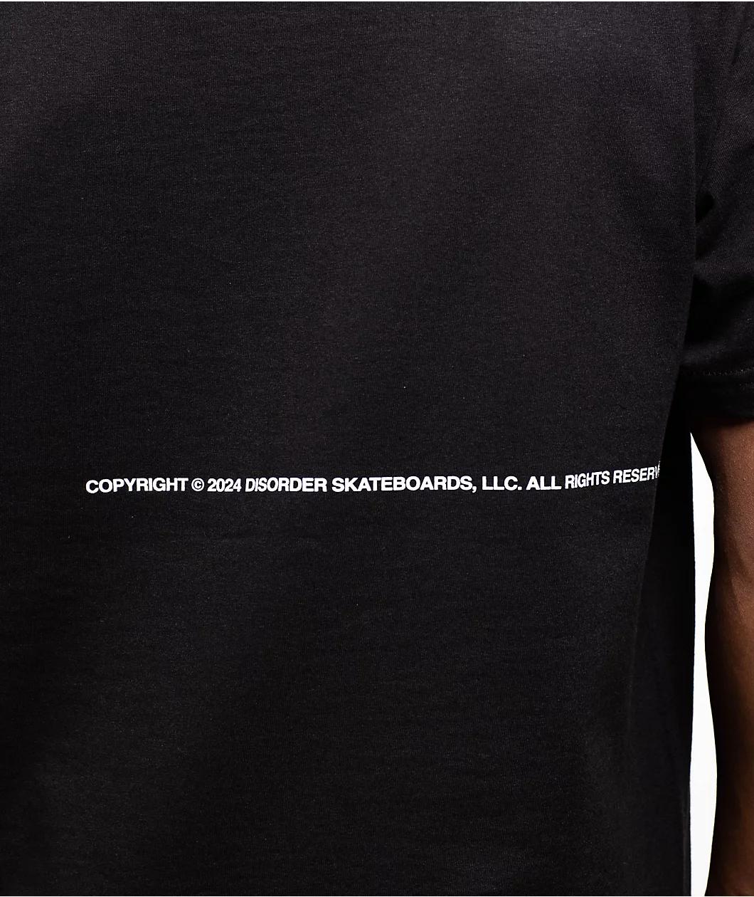 Disorder Skeleton Calvary Black T-Shirt Product Image