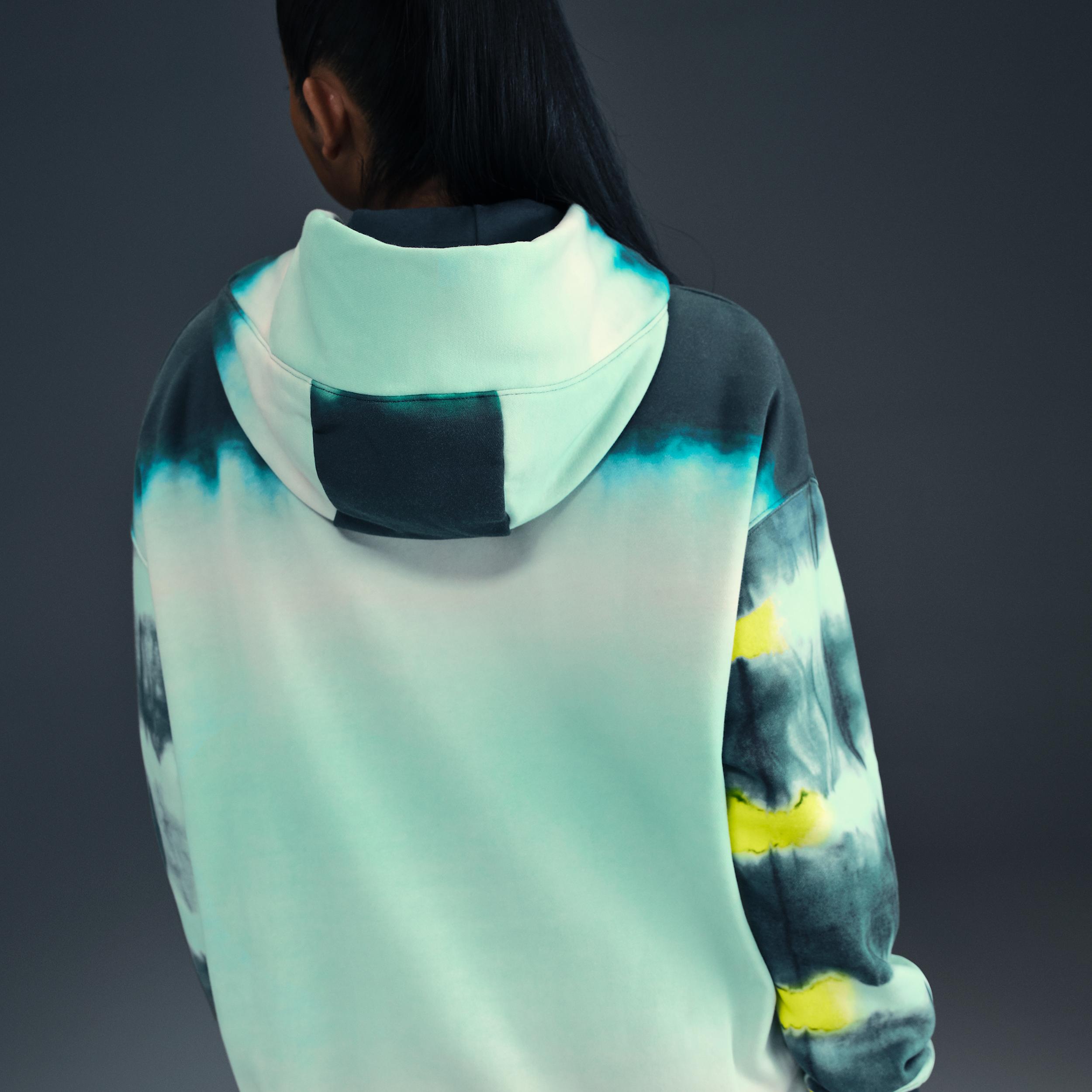 Nike Sportswear Phoenix Fleece x NorBlack NorWhite Women's Oversized Printed Pullover Hoodie Product Image