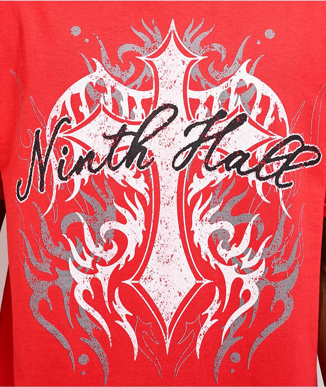 Ninth Hall Bless Up Red T-Shirt Product Image