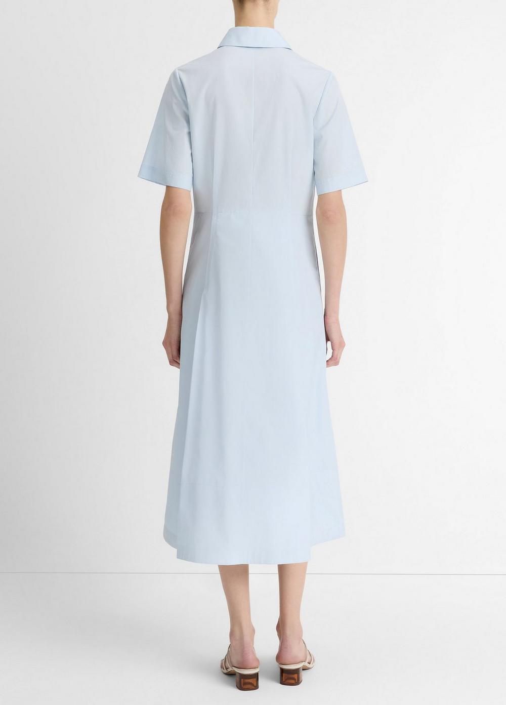 Canvas Tape Cotton Shirt Dress Product Image