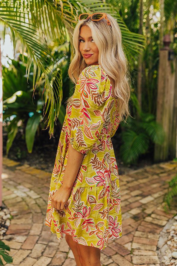 Table For Two Babydoll Mini Dress Product Image