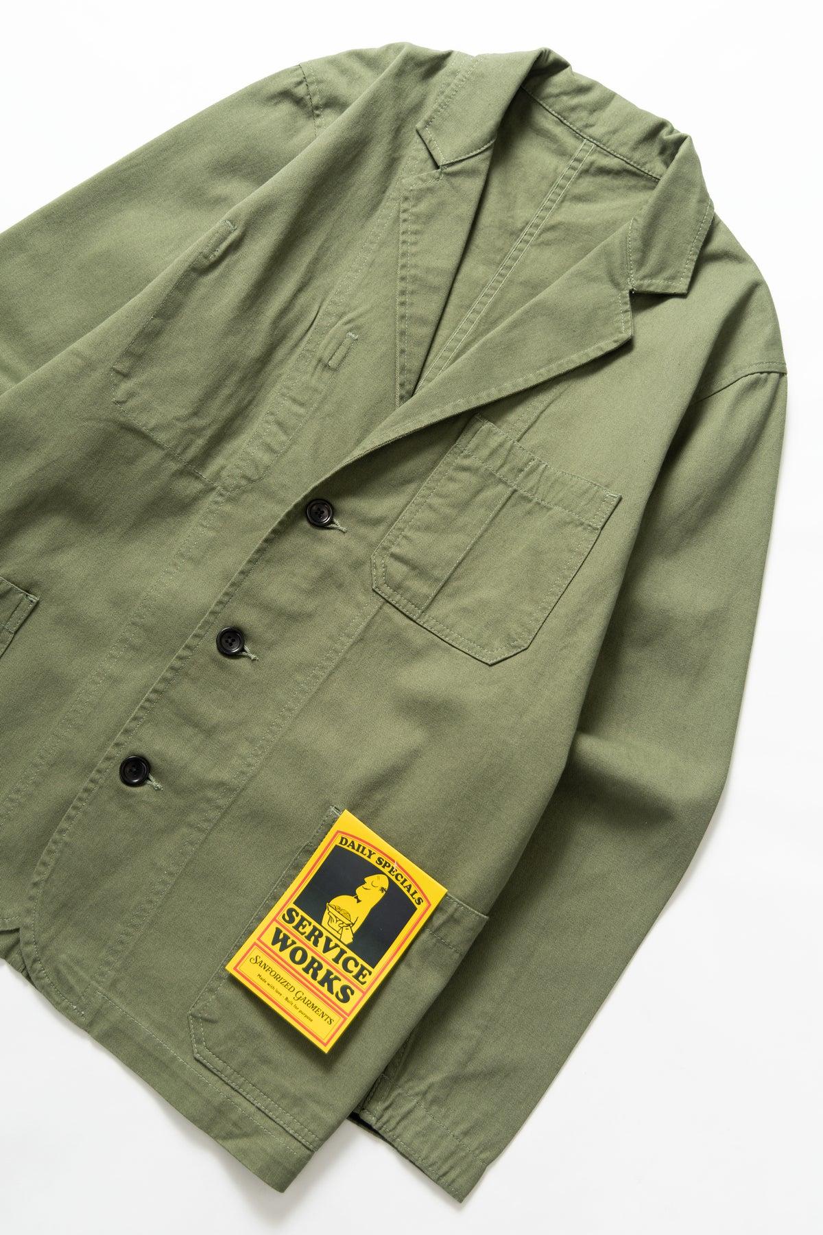 Service Works - Drill Server Suit Jacket - Olive Product Image