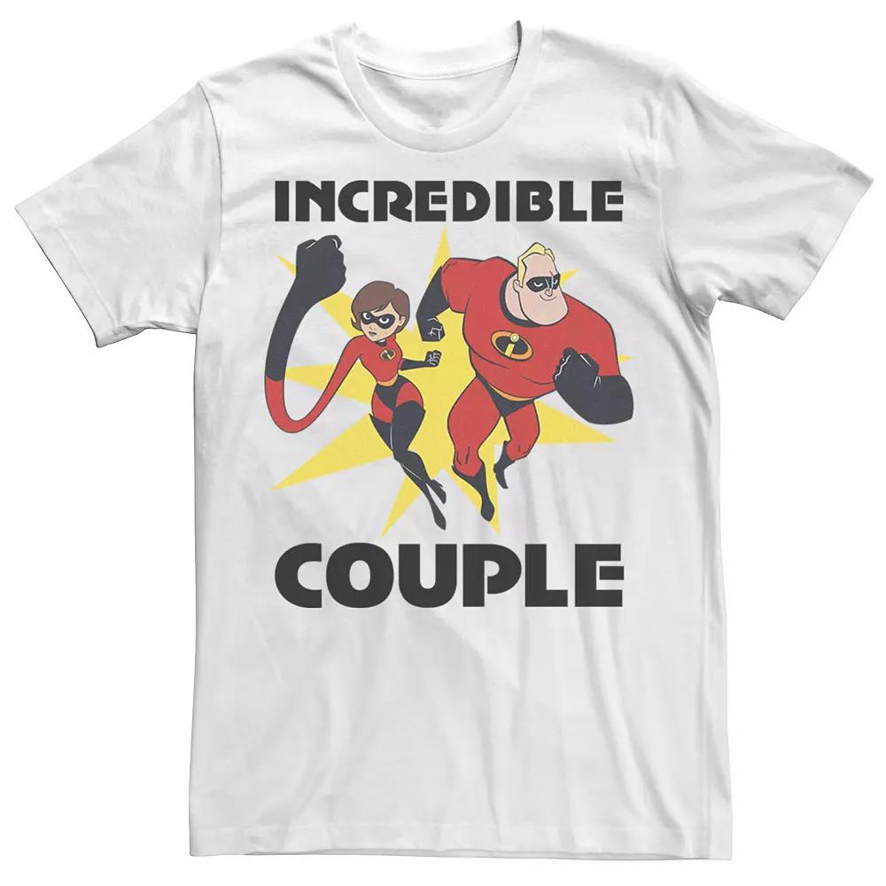 Disney / Pixar's The Incredibles 2 Men's Incredible Couple Duo Portrait Tee,  Product Image