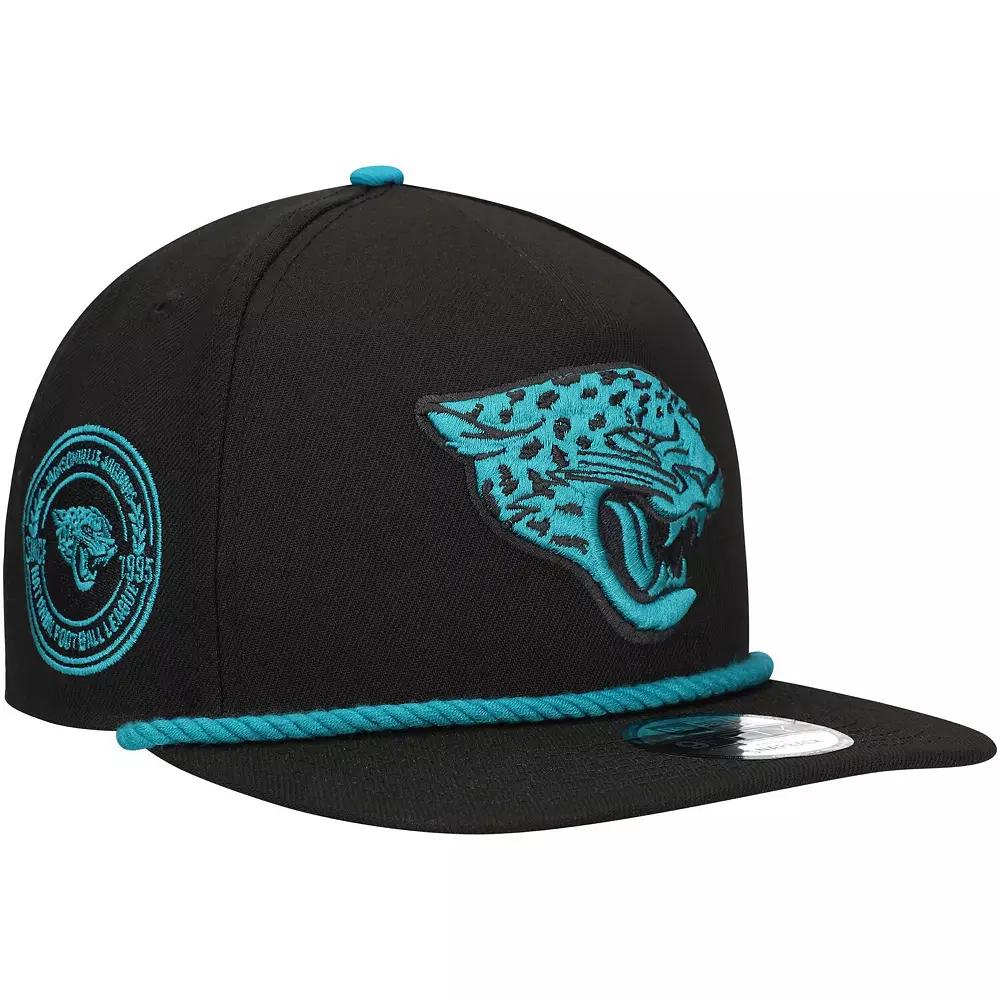 Men's New Era Black Jacksonville Jaguars Captain Snapback Hat Product Image