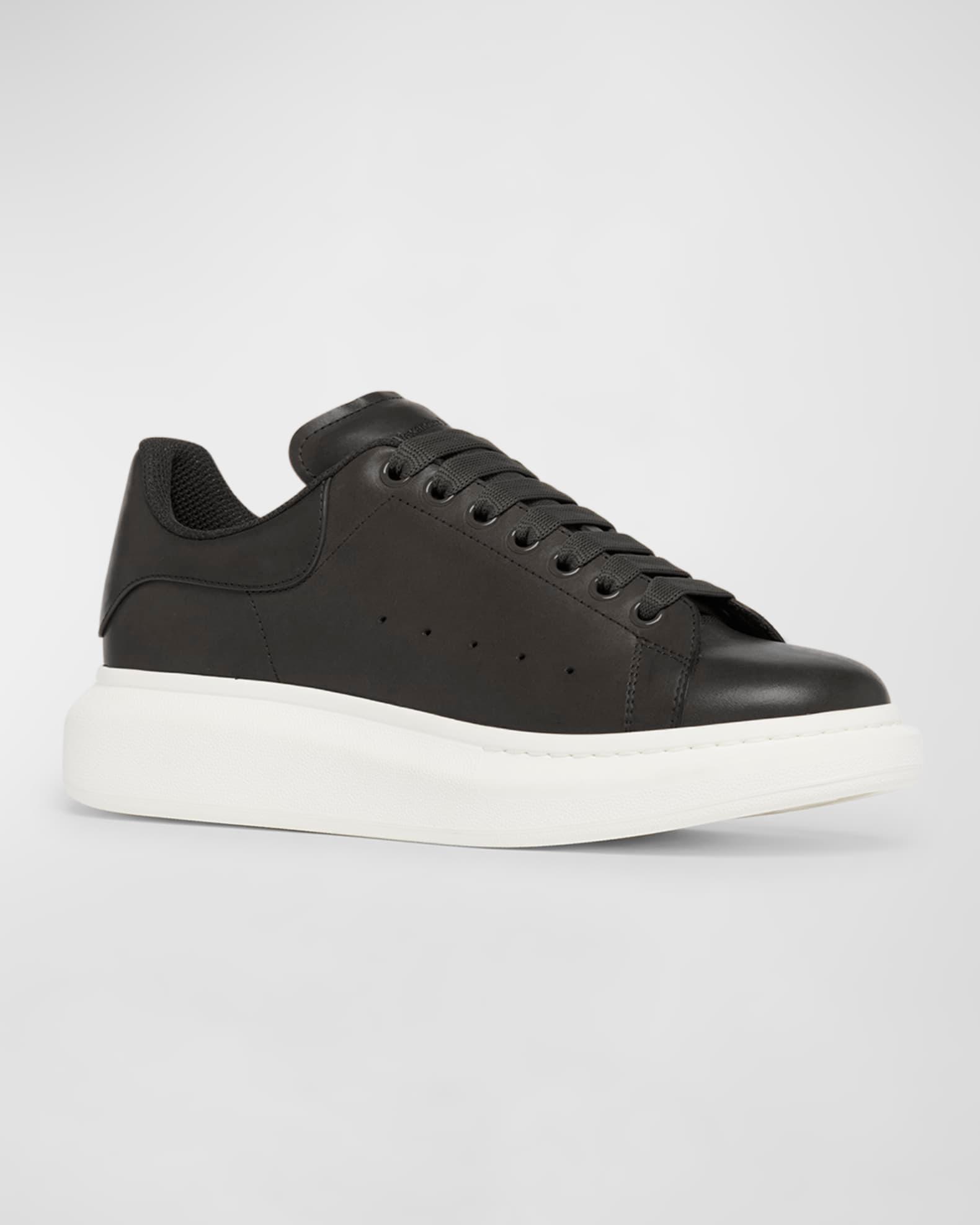 Men's Oversized Leather Low-Top Sneakers Product Image