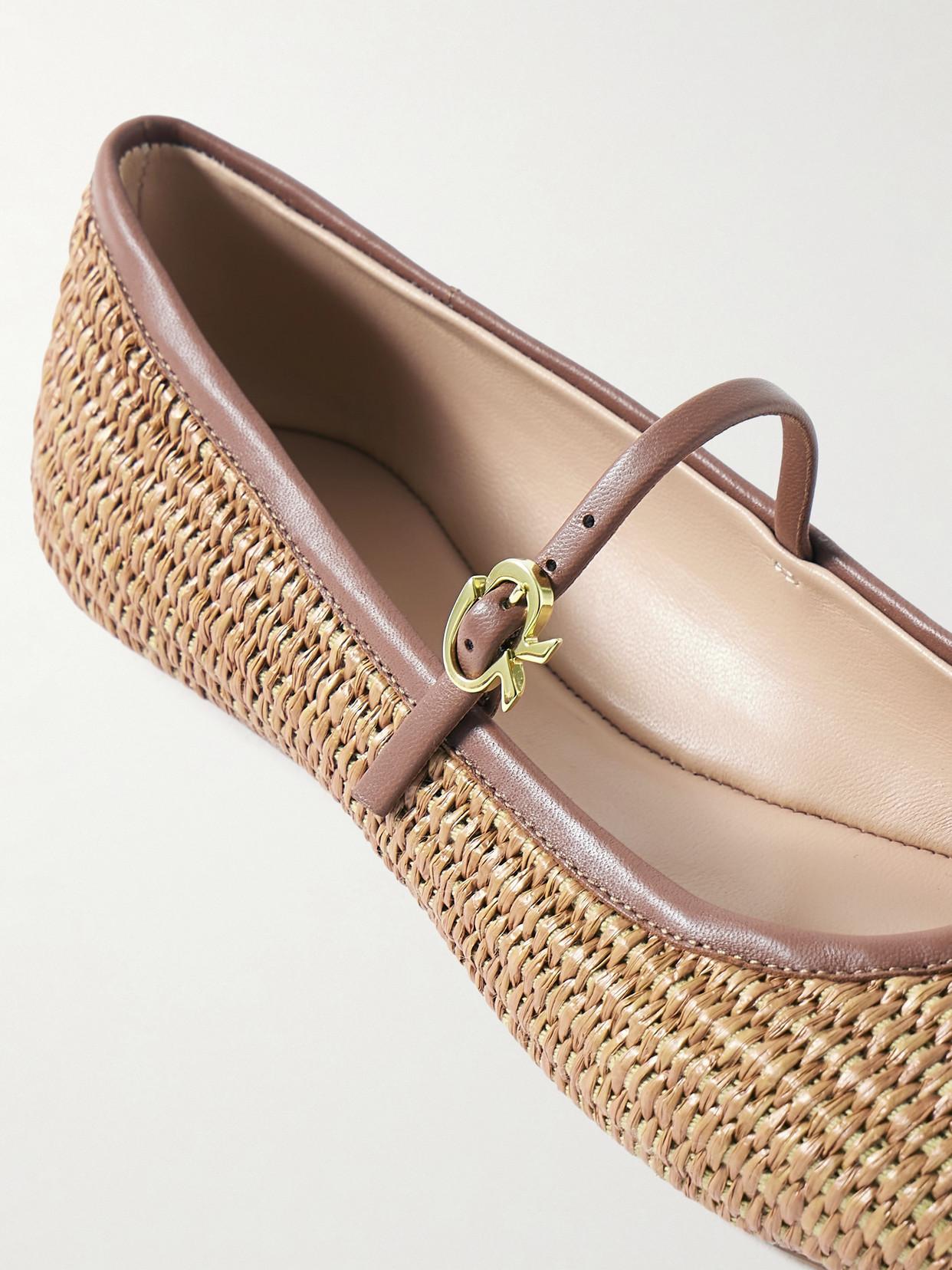 Carla raffia ballet pumps Product Image