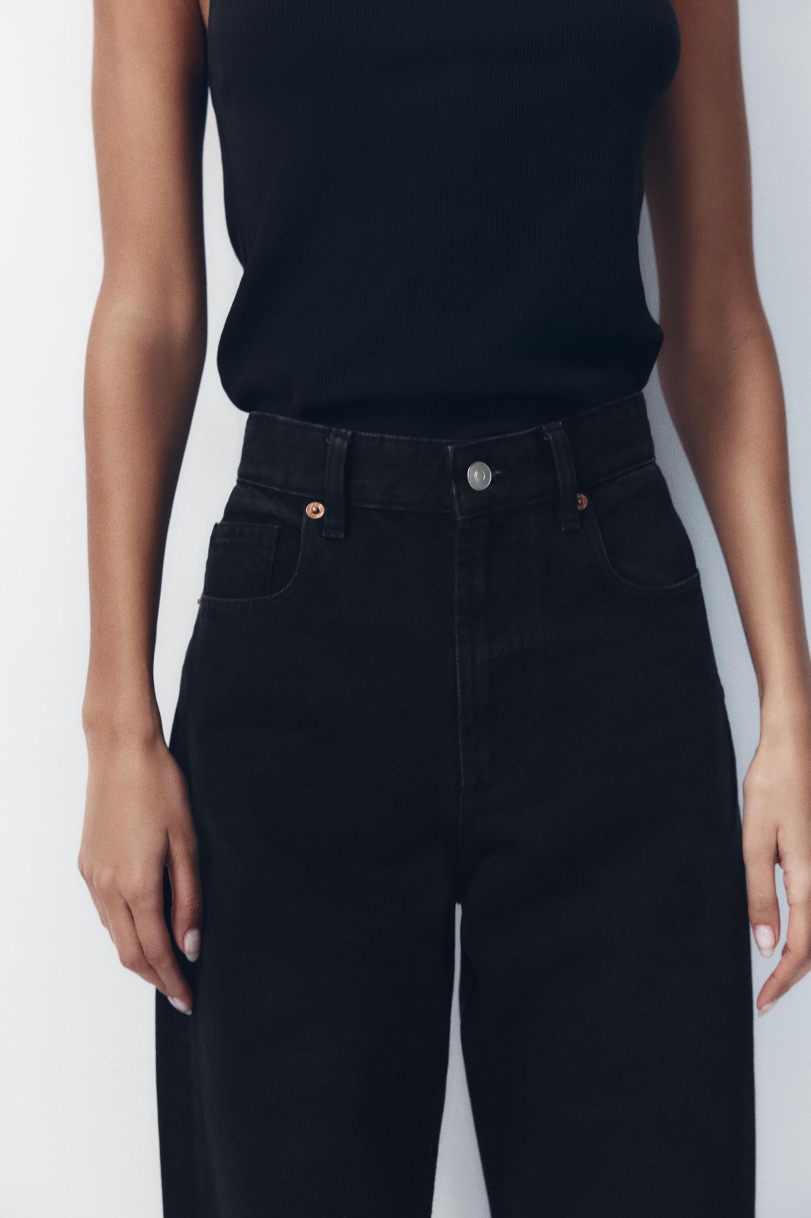 TRF HIGH RISE WIDE LEG JEANS Product Image