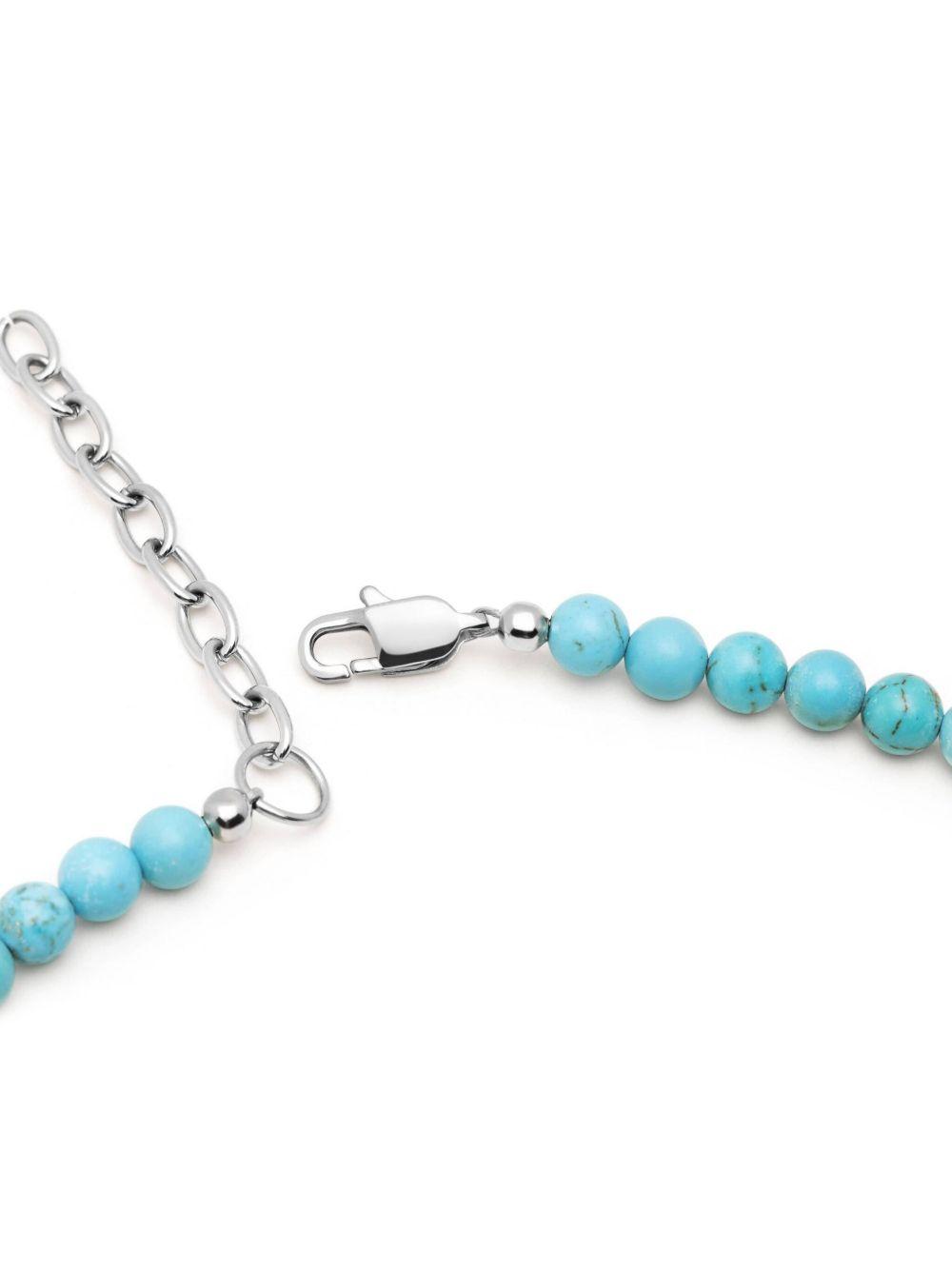 beaded turquoise necklace Product Image