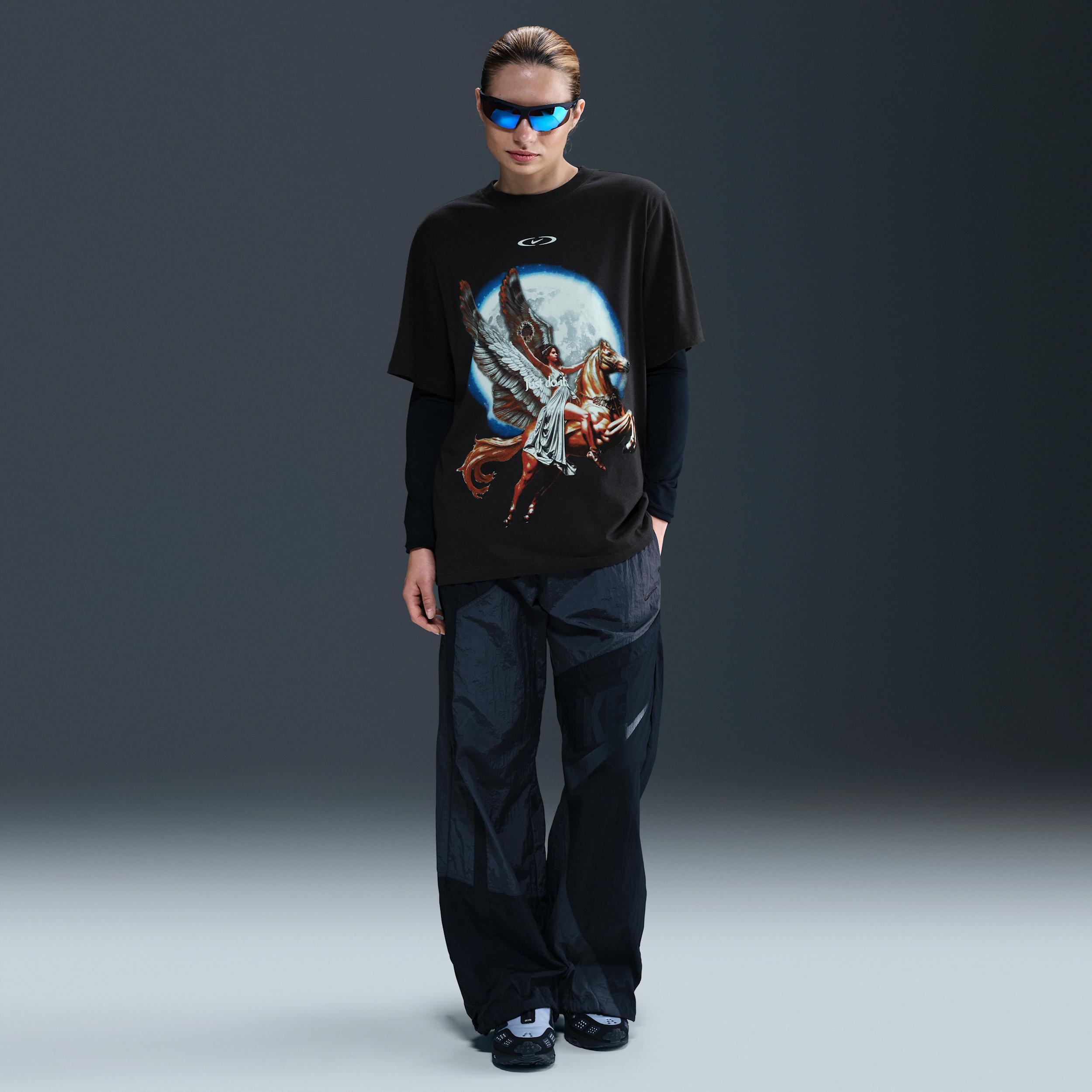 Womens Nike Sportswear Essential Pegasus Oversized T-Shirt Product Image