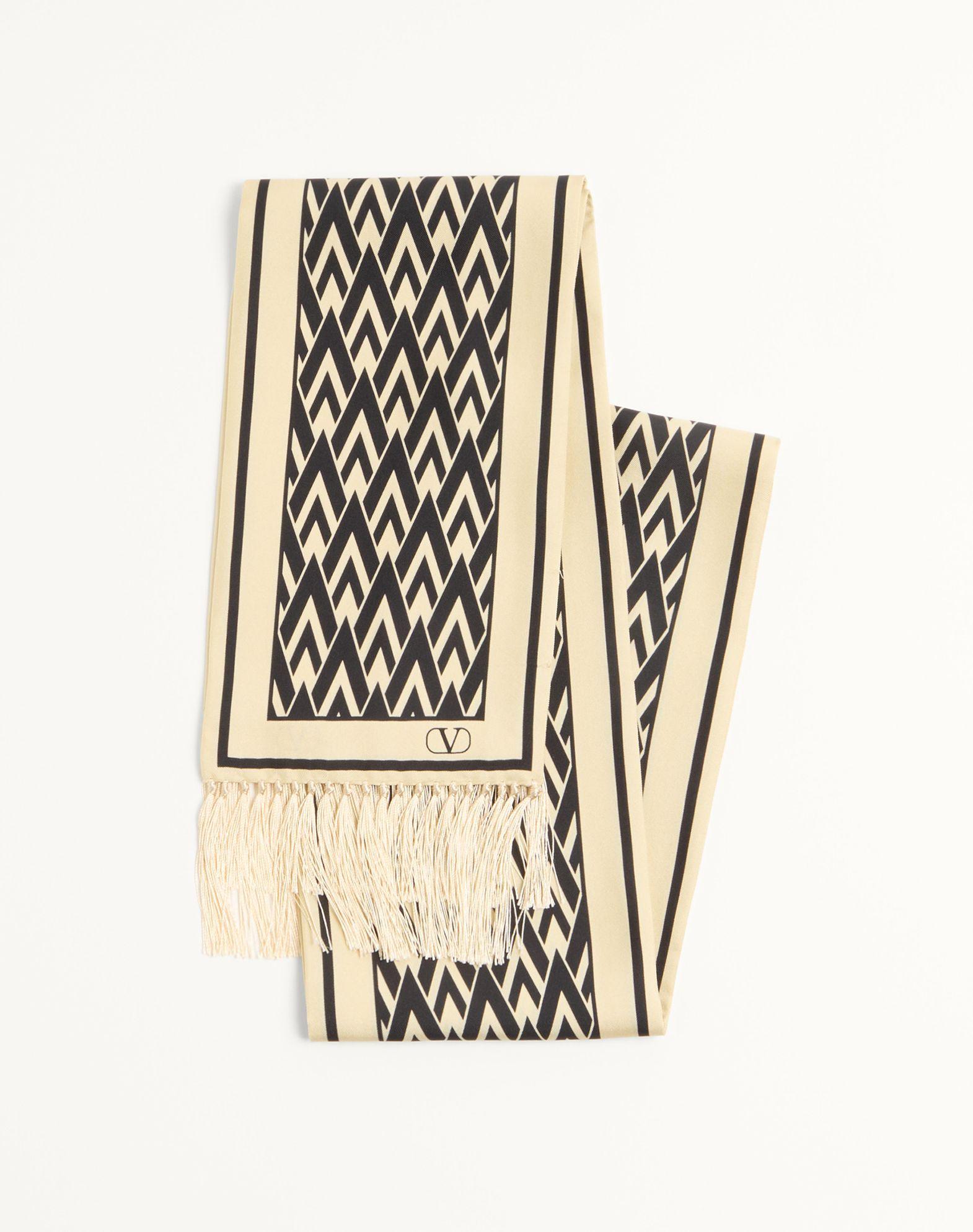 Toute La V Silk Bandeau Scarf Product Image