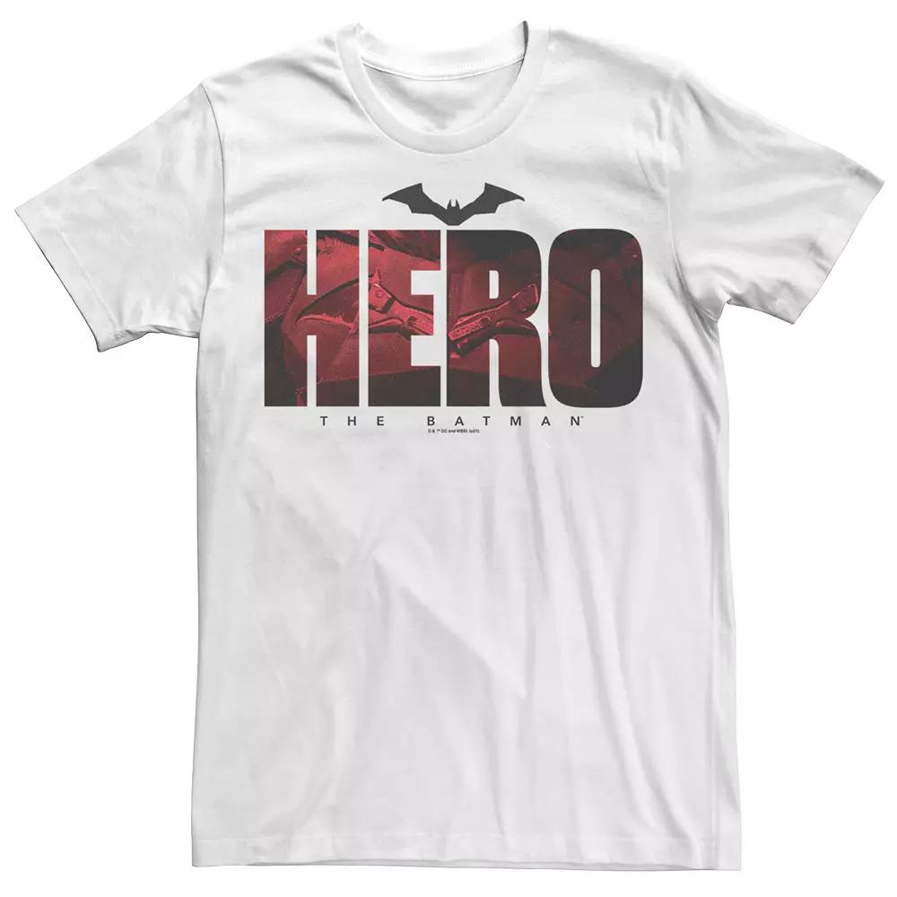 Men's DC Batman Hero Red Graphic Tee,  Product Image