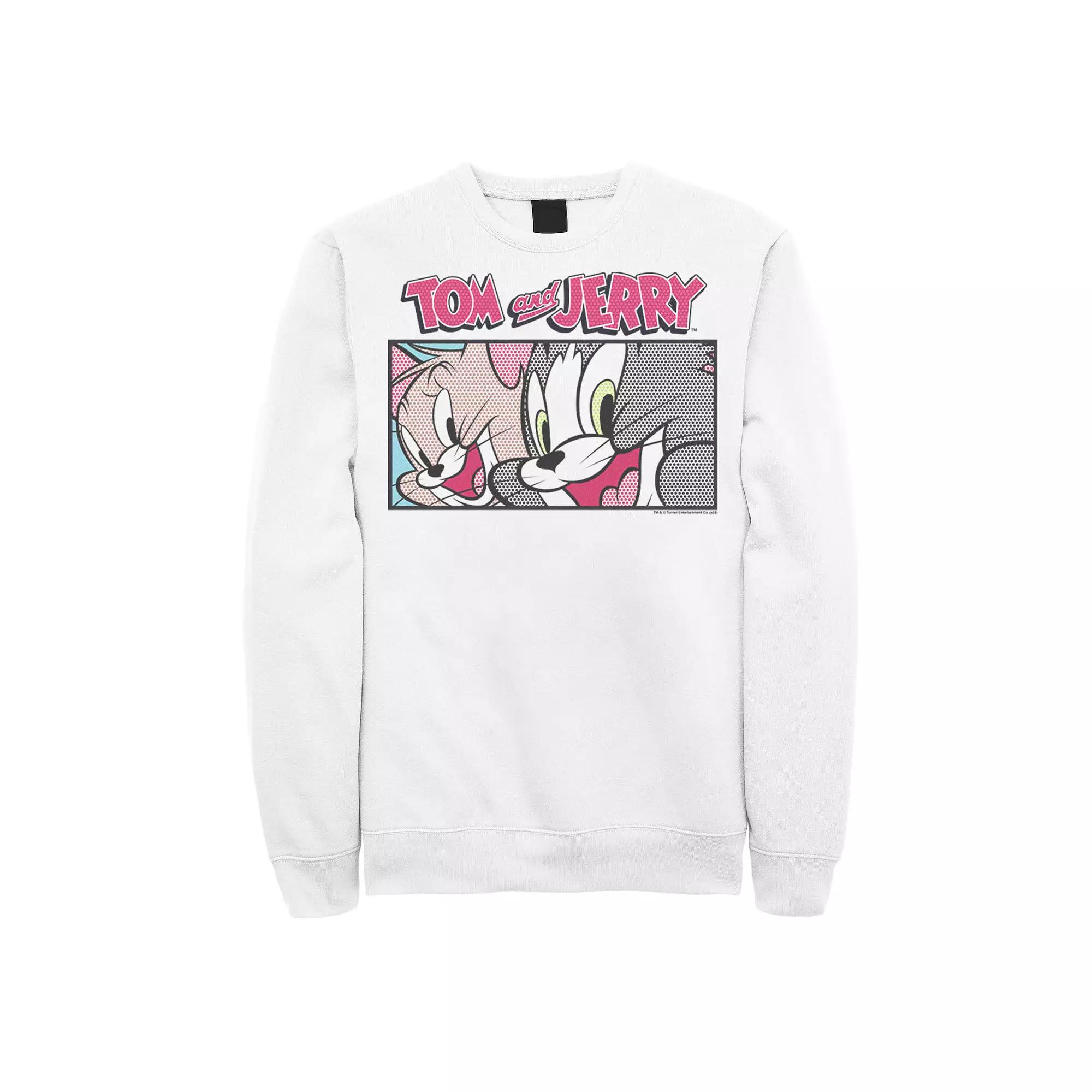 Mens Tom And Jerry Comic Panel Sweatshirt, Men's,  Product Image