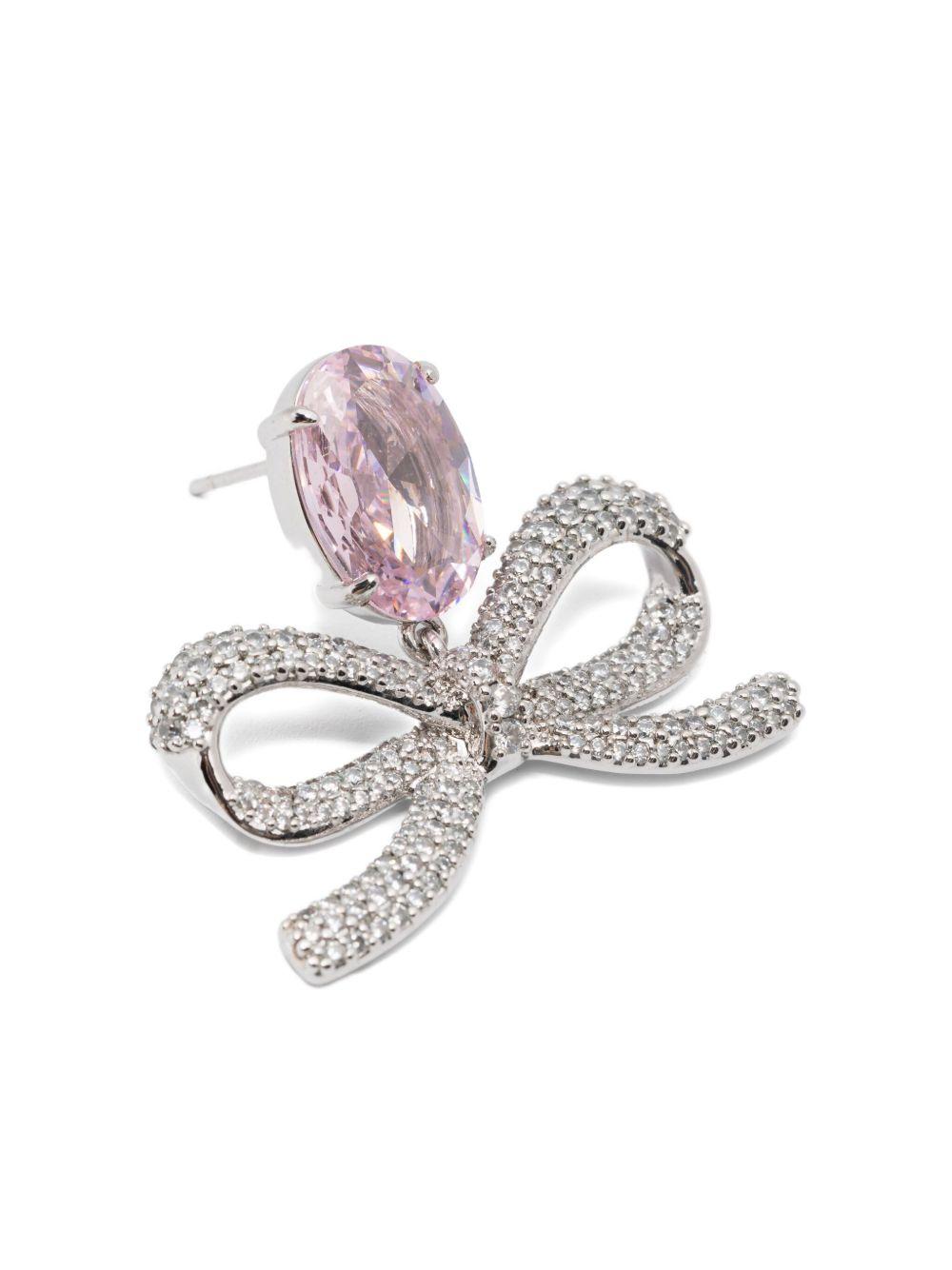 crystal-bow earrings Product Image