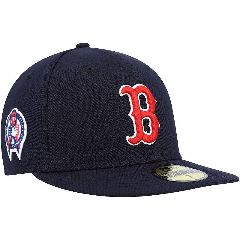 Men's New Era Navy Boston Red Sox 9/11 Memorial Side Patch 59FIFTY Fitted Hat,  Product Image