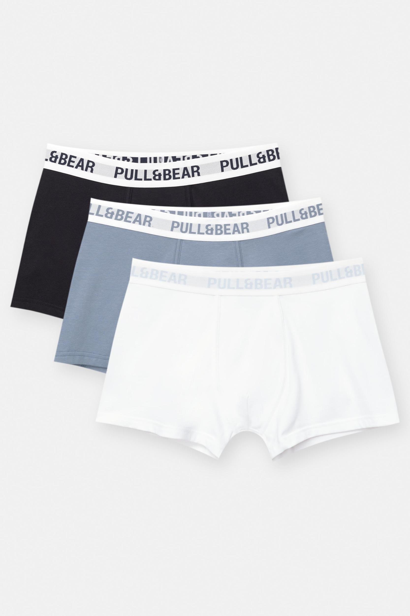 3-pack of boxers with light blue waistband Product Image