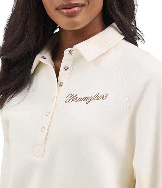 Wrangler® Retro® Logo Detailed Long Sleeve Sweatshirt Product Image
