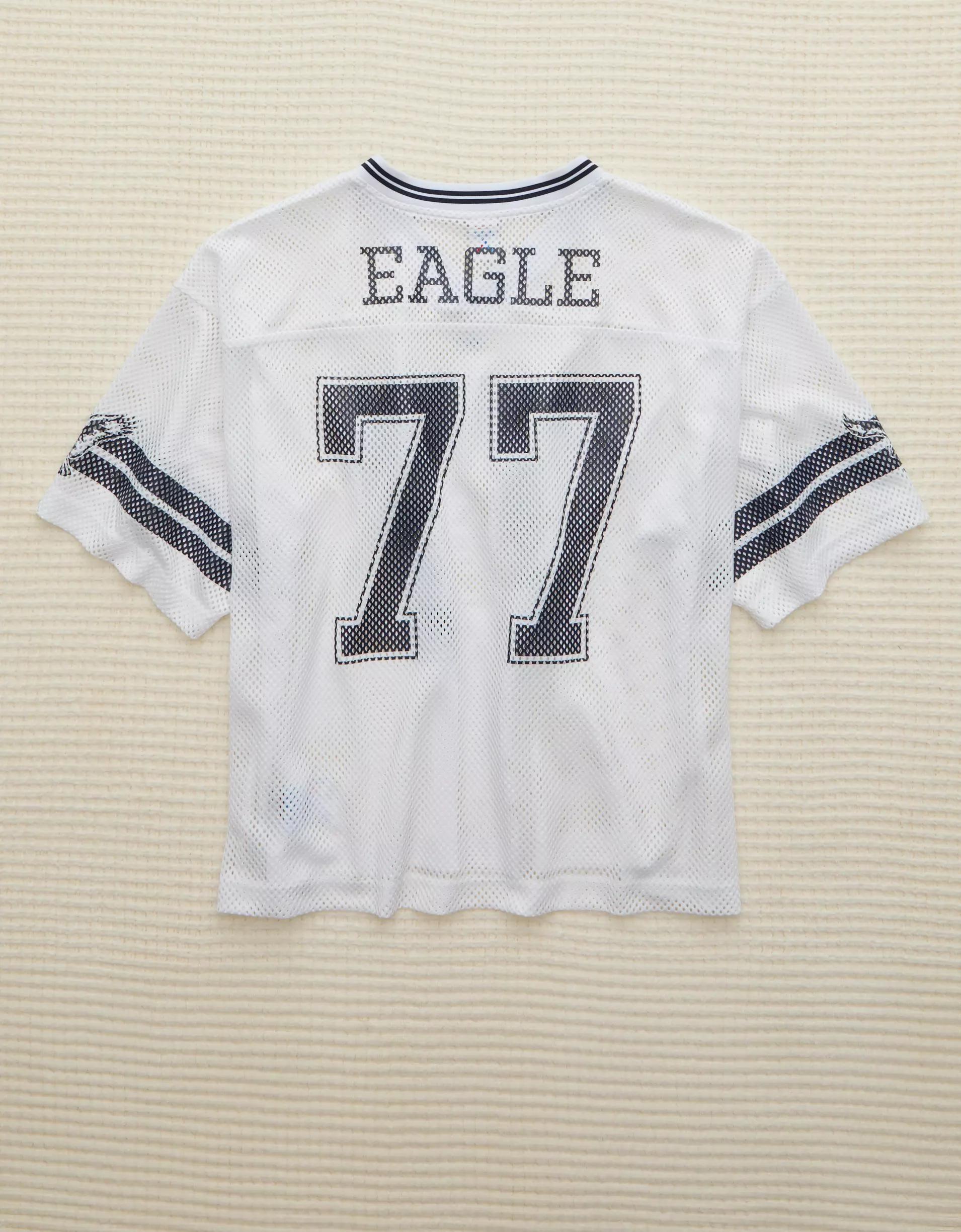 AE x Russell Athletic Graphic Mesh Jersey Product Image