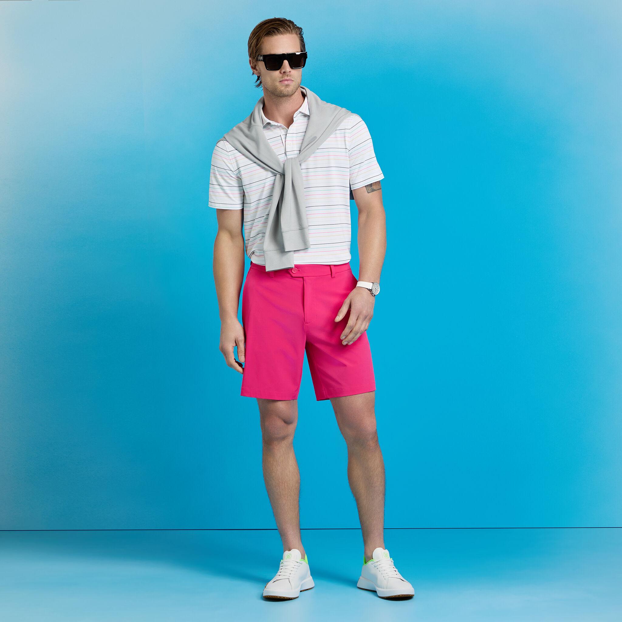 MULTI STRIPE TECH PIQUÉ PERFORMANCE POLO Product Image