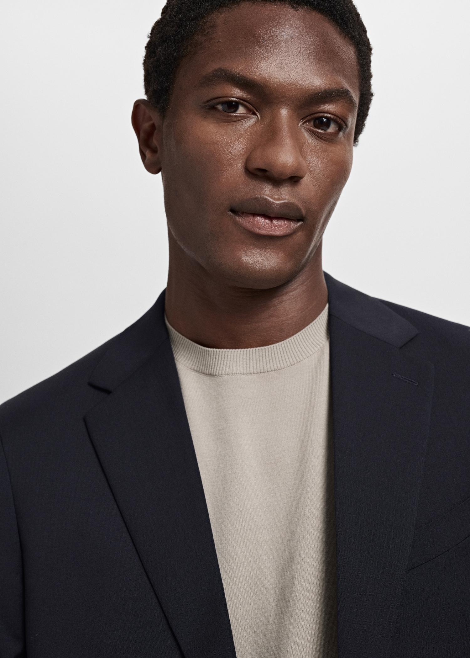 Turin 100% virgin wool suit blazer - Men | MANGO USA Product Image