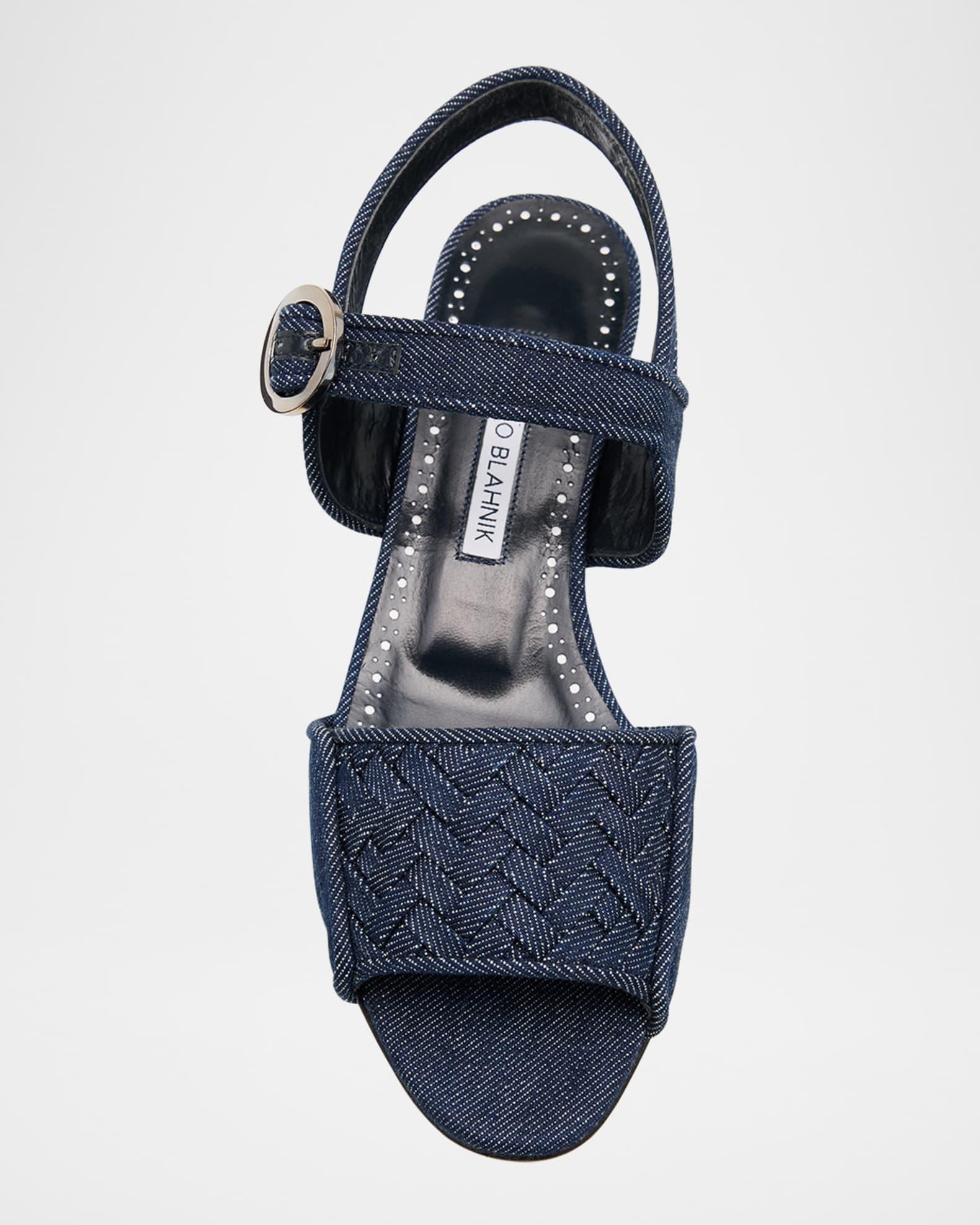 Chambray Vibius Den Buckle-Strap Sandals Product Image