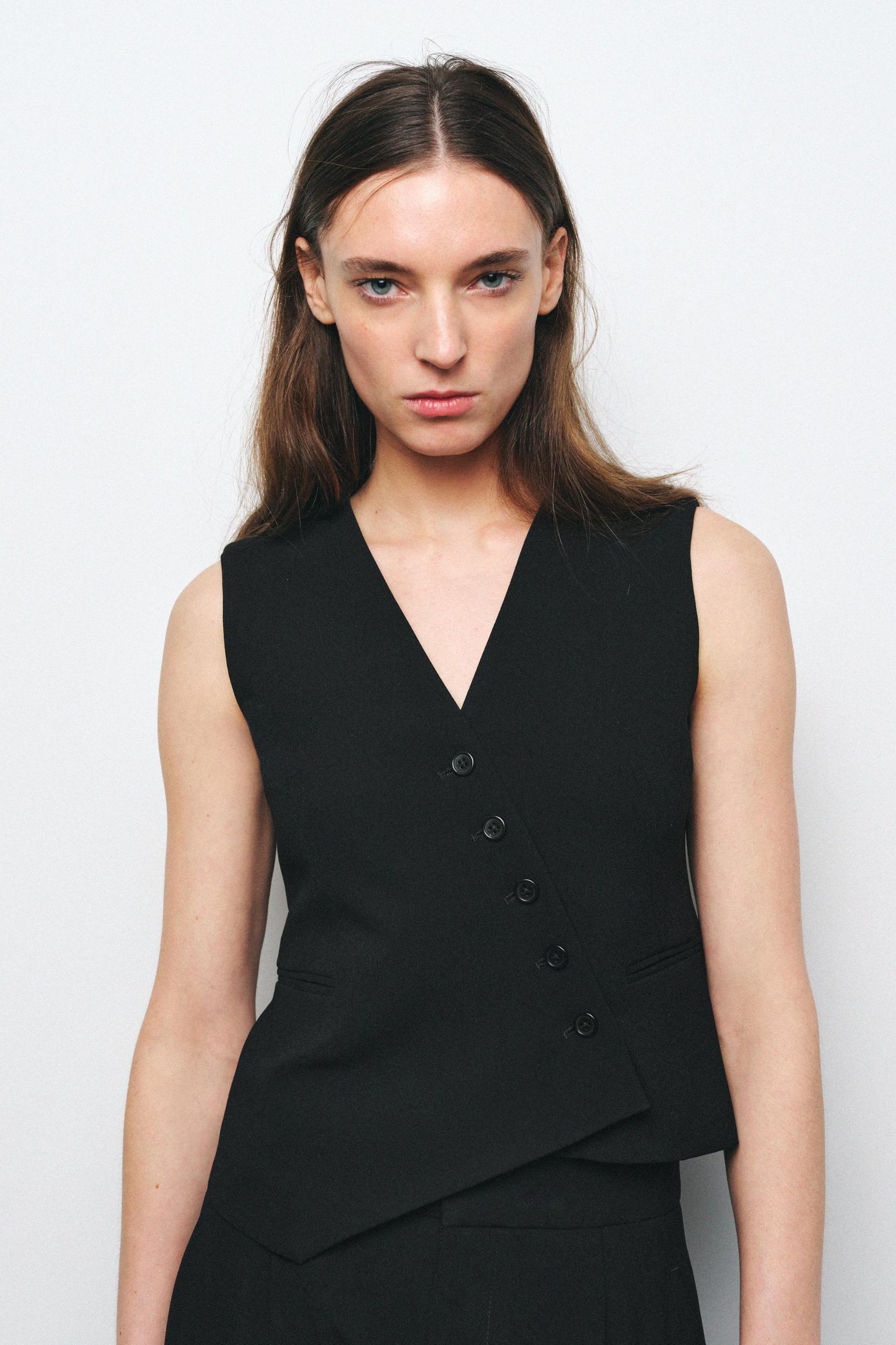 ZW COLLECTION ASYMMETRIC VEST Product Image