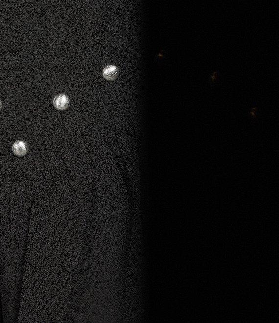 Never Fully Dressed Dasha Sheer Mesh Studded Round Neck Sleeveless Dress Product Image