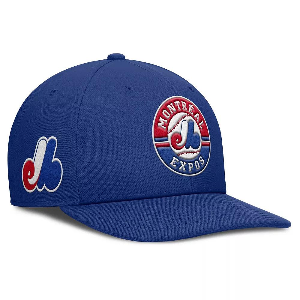 Men's Nike Blue Montreal Expos Pro Performance Snapback Hat, Size: Medium/Large, Mlb Blue Product Image