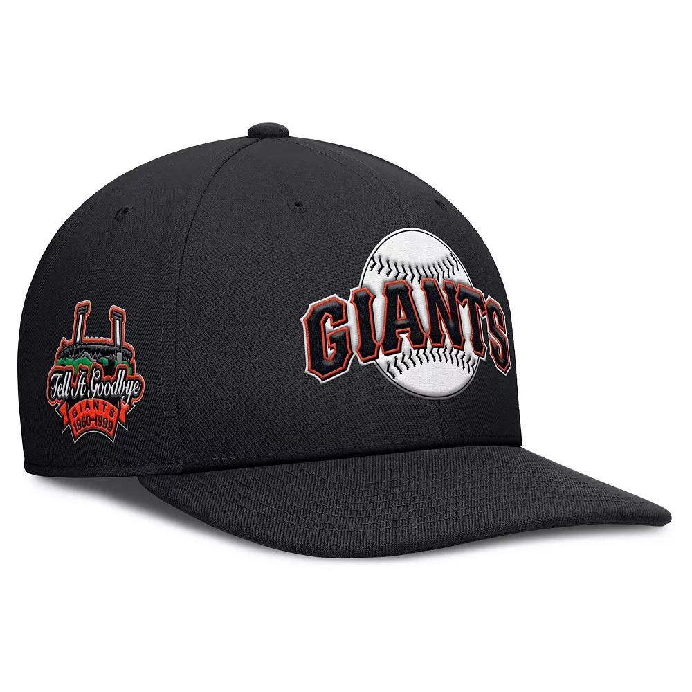 Men's Nike Black San Francisco Giants Pro Performance Snapback Hat,  Product Image