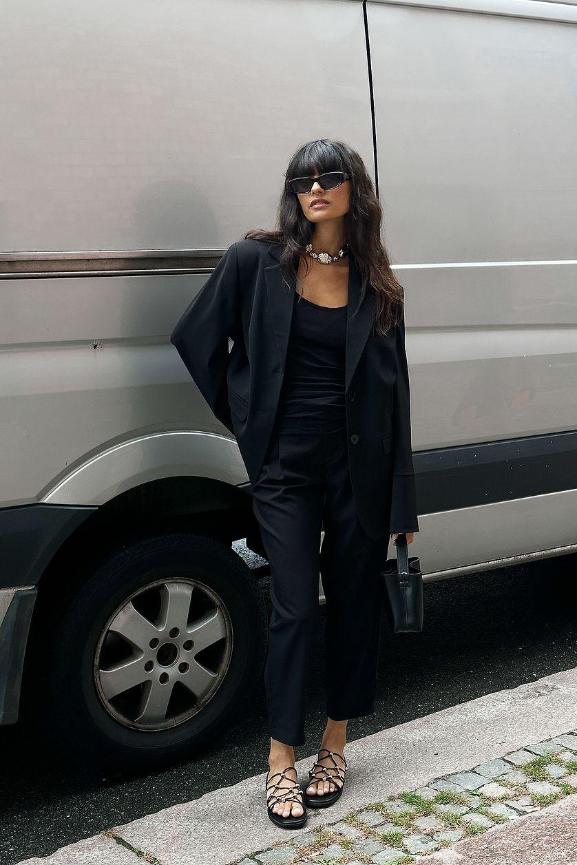 Oversized Blazer With Wide Sleeves Product Image