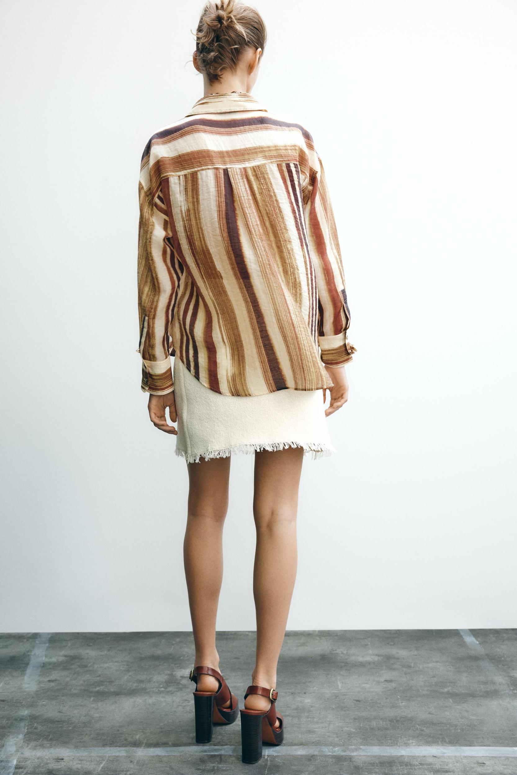 OVERSIZED STRIPED SHIRT Product Image
