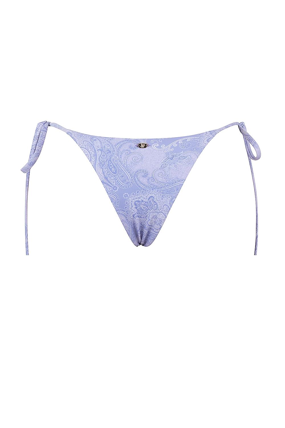 Tahiti  lavender paisley tie side bikini bottom Product Image