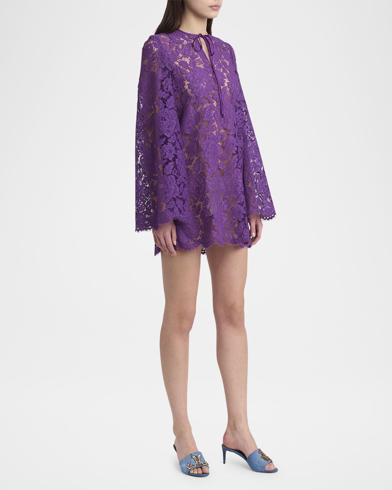 Embellished Half Cross Denim Slide Sandals Product Image