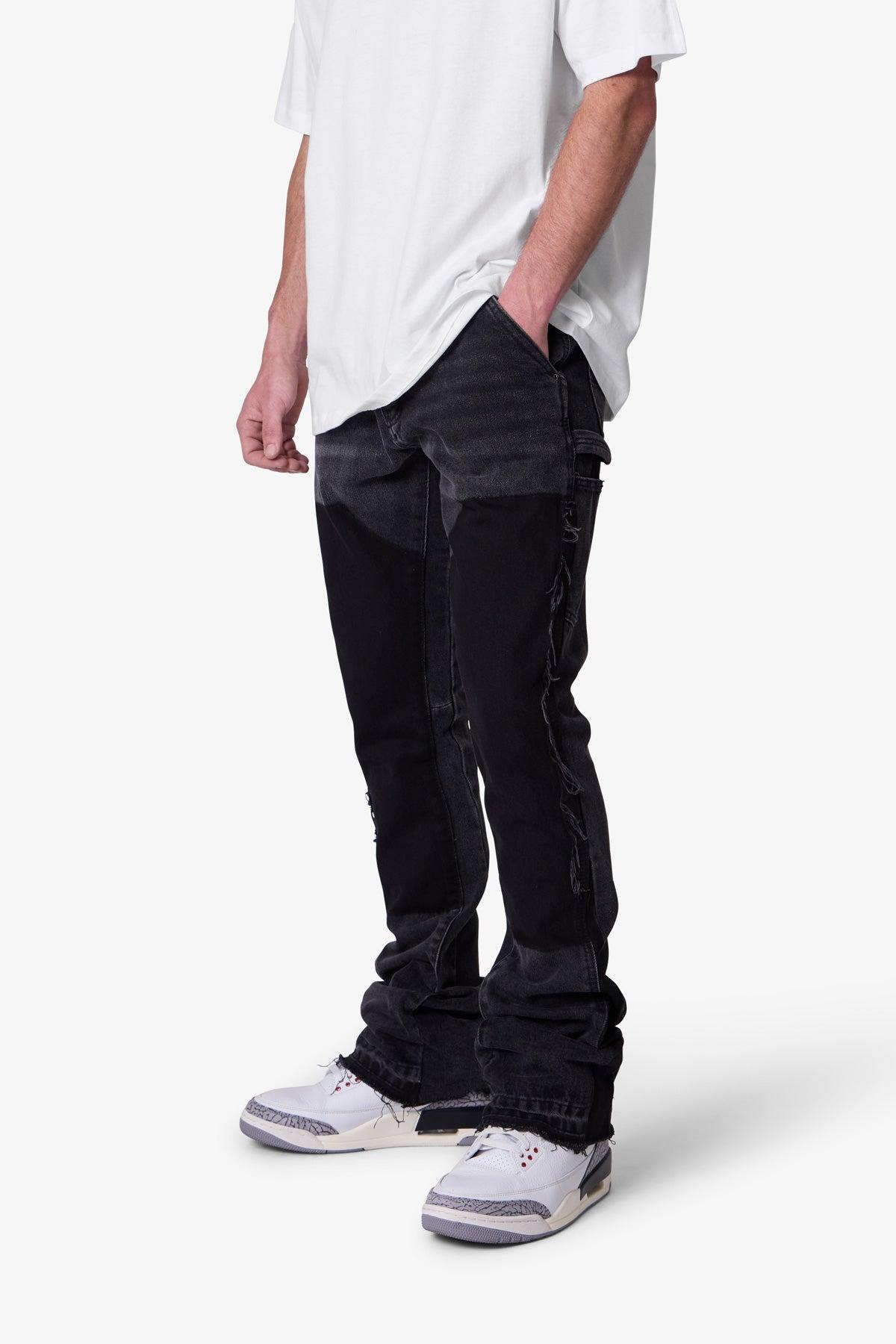 B118 Work Flare Denim - Black Product Image