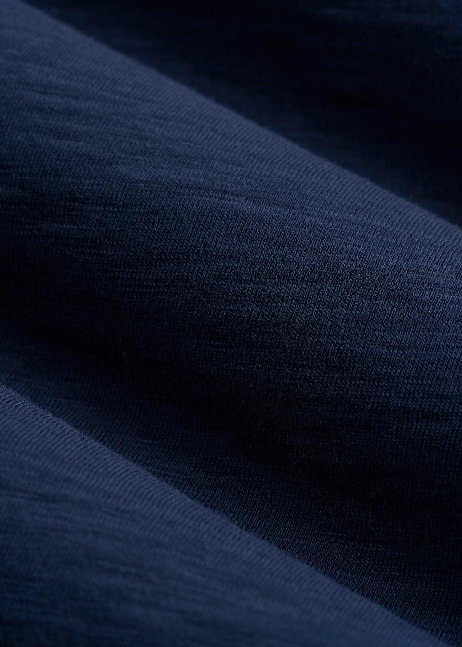 Sunwashed Short Sleeve Slub Henley for Tall Men in Regal Blue Male Product Image