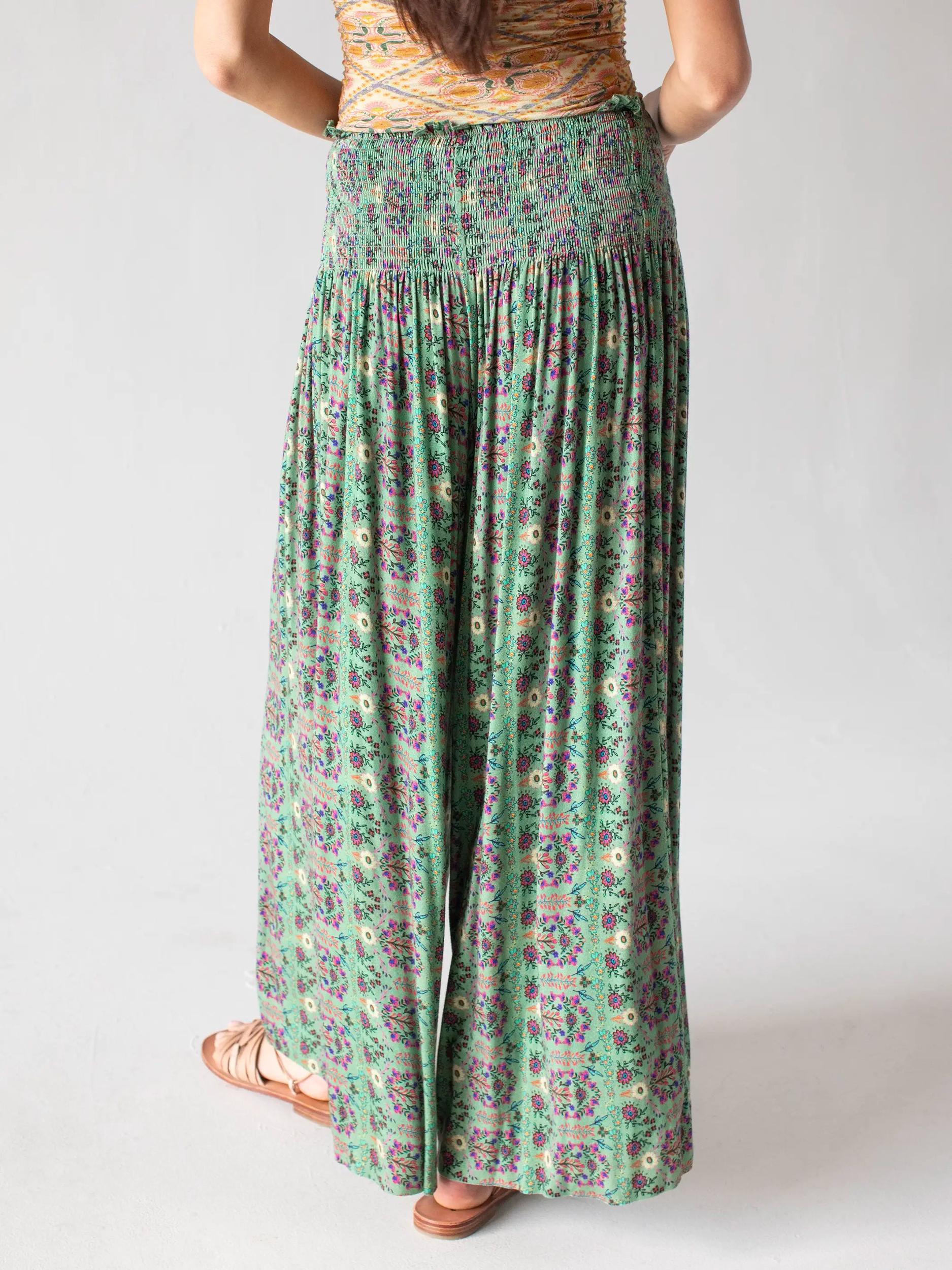 Sierra Sleeveless Mesh Top - Navy Mustard Floral Product Image