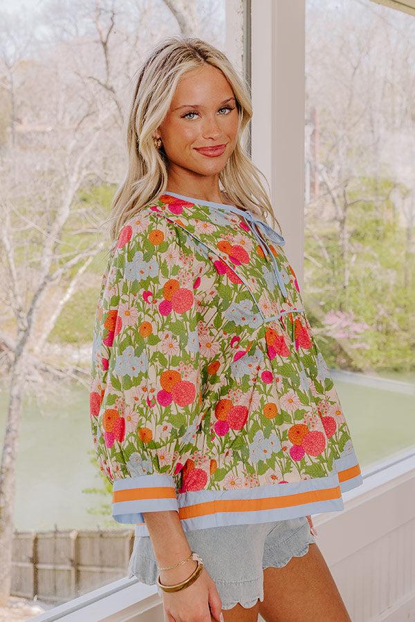 Dahlia Daydream Floral Top Product Image