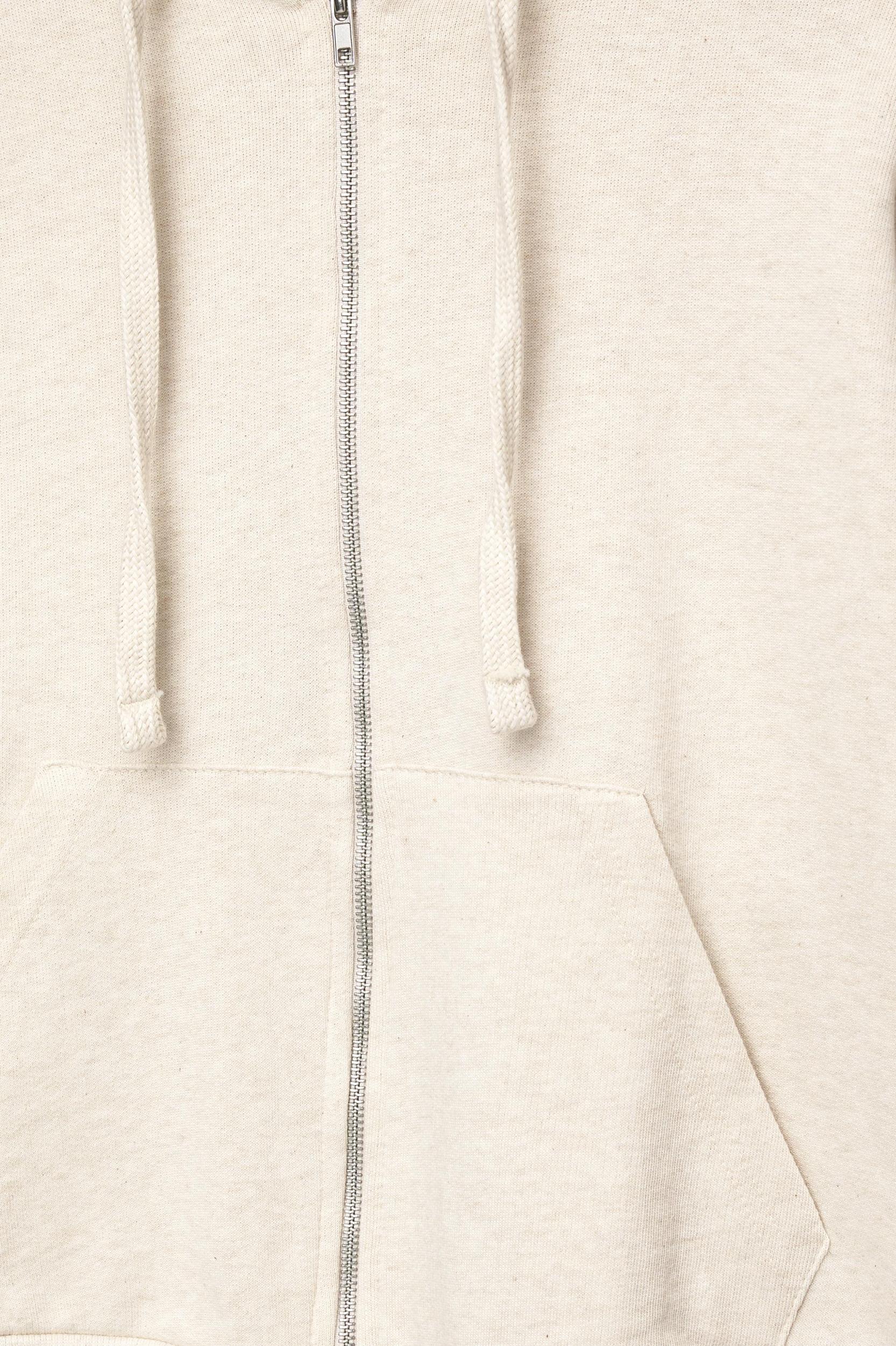 Cropped zip-up hoodie Product Image