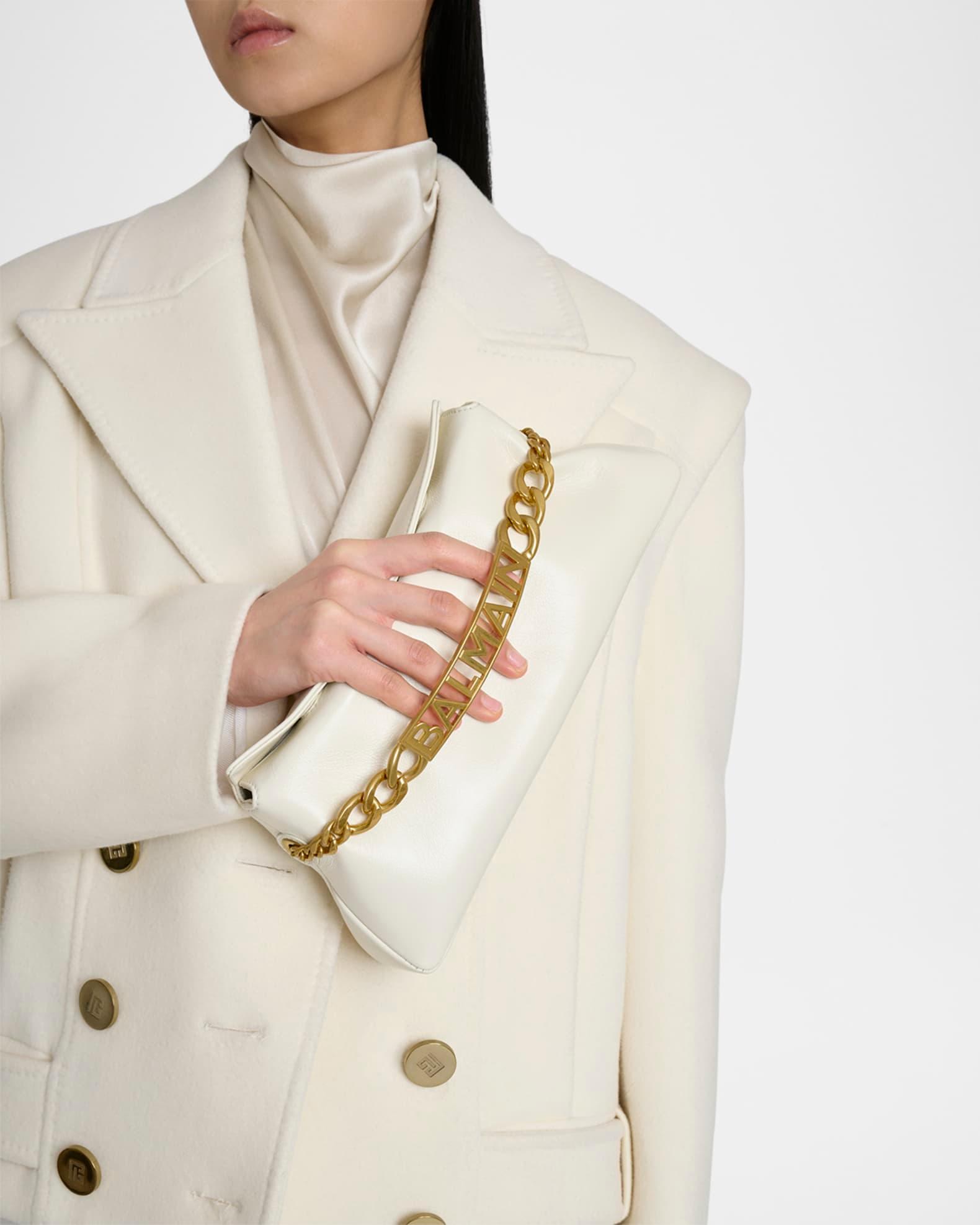 1945 Soft Pouch Crossbody Clutch Bag in Crinkled Leather Product Image